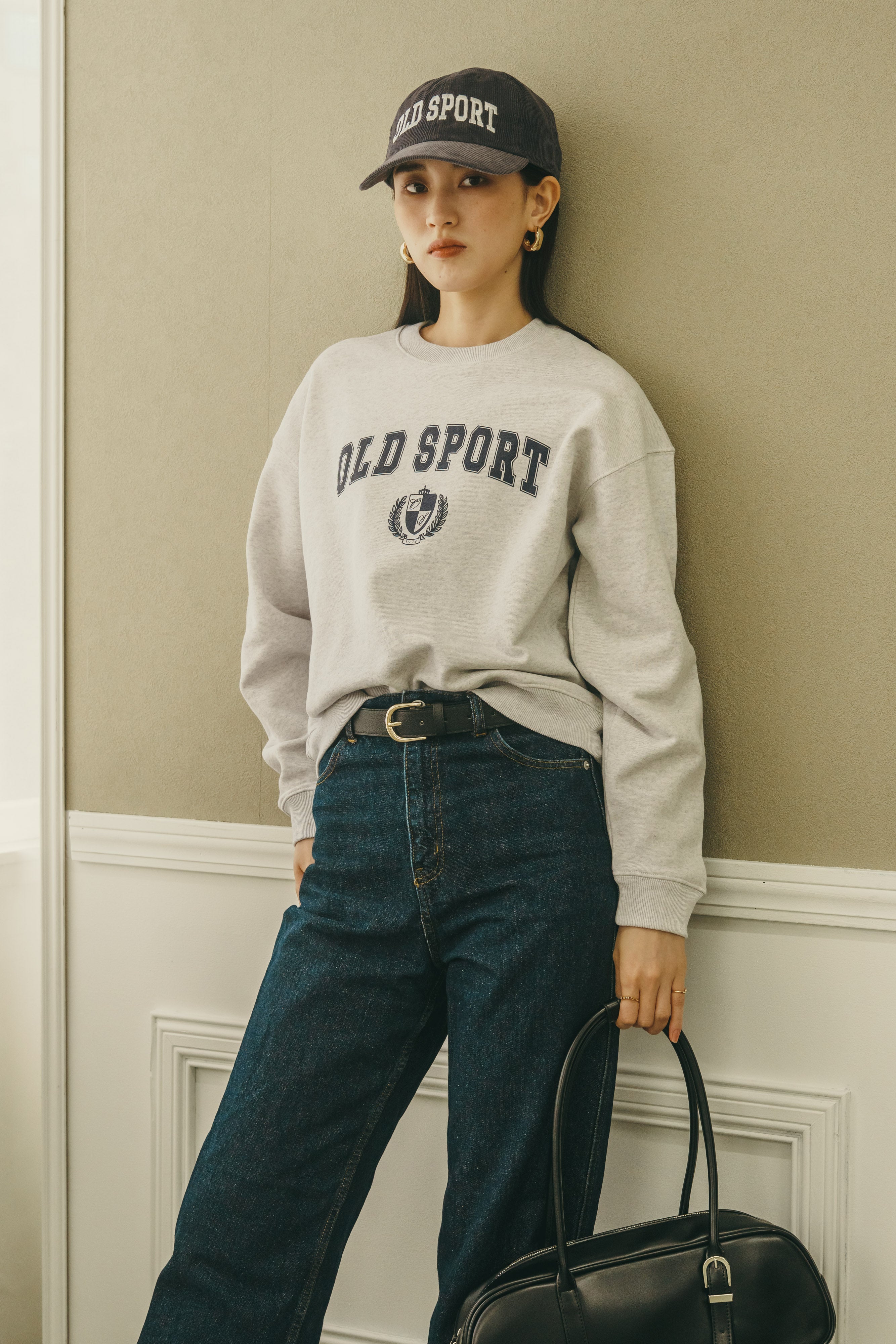 バーシティロゴコーデュロイキャップ NAVY