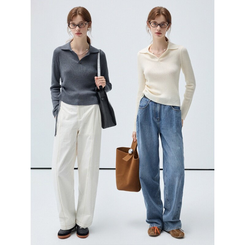 【即納】ドローストリングニットC1940