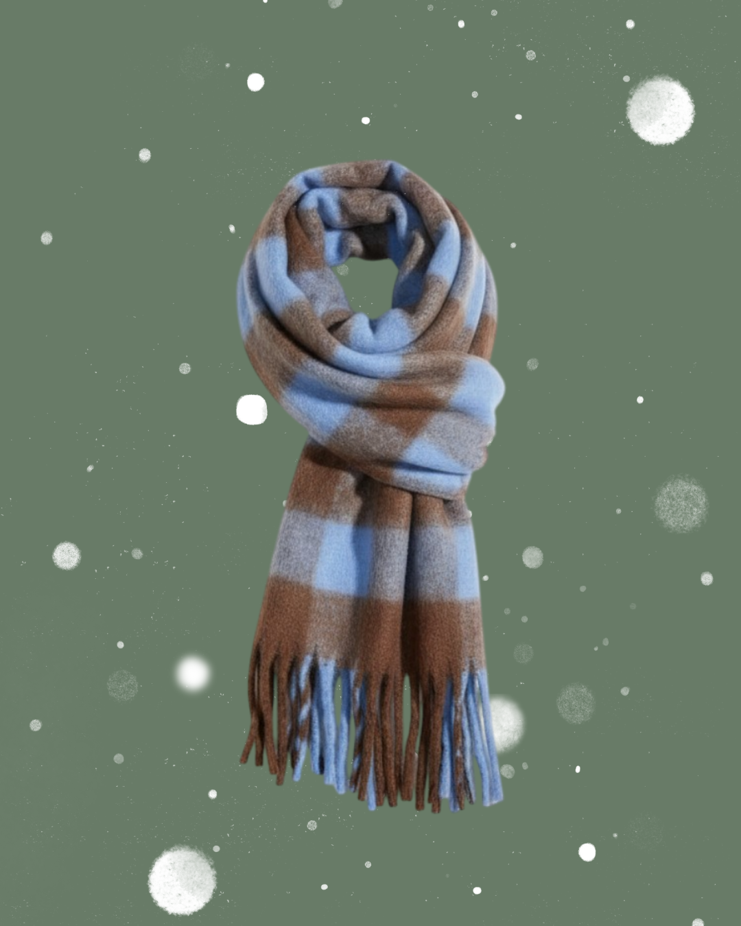 【NOVELTY】モヘアタッチ ケーブルフリンジマフラー
C3361