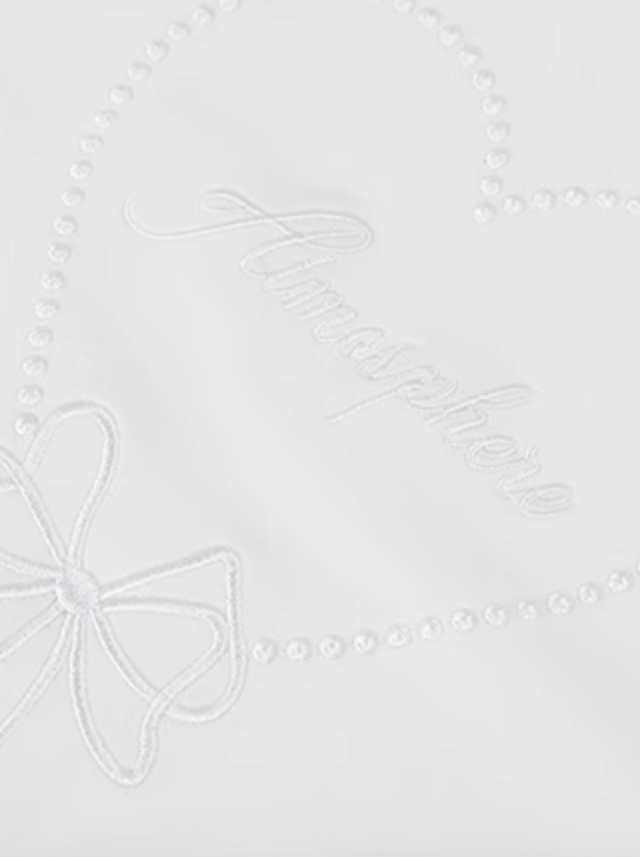 ハート刺繍Tシャツ C2842