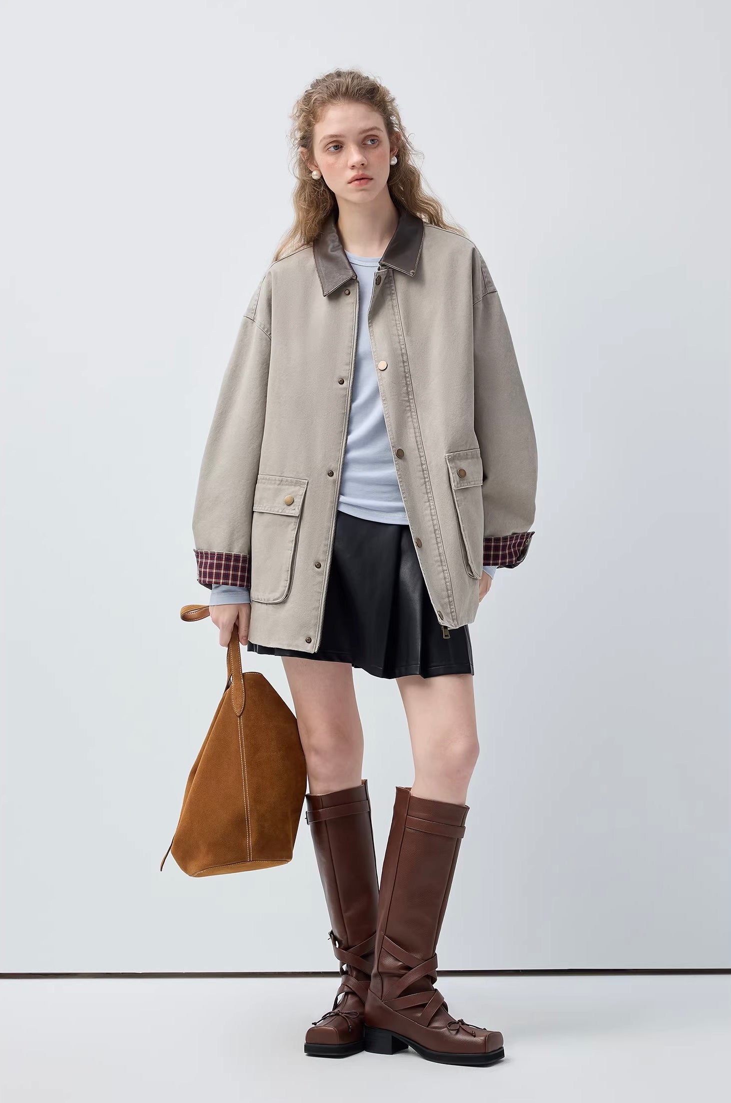 コントラストカラー カラージャケット
C3379