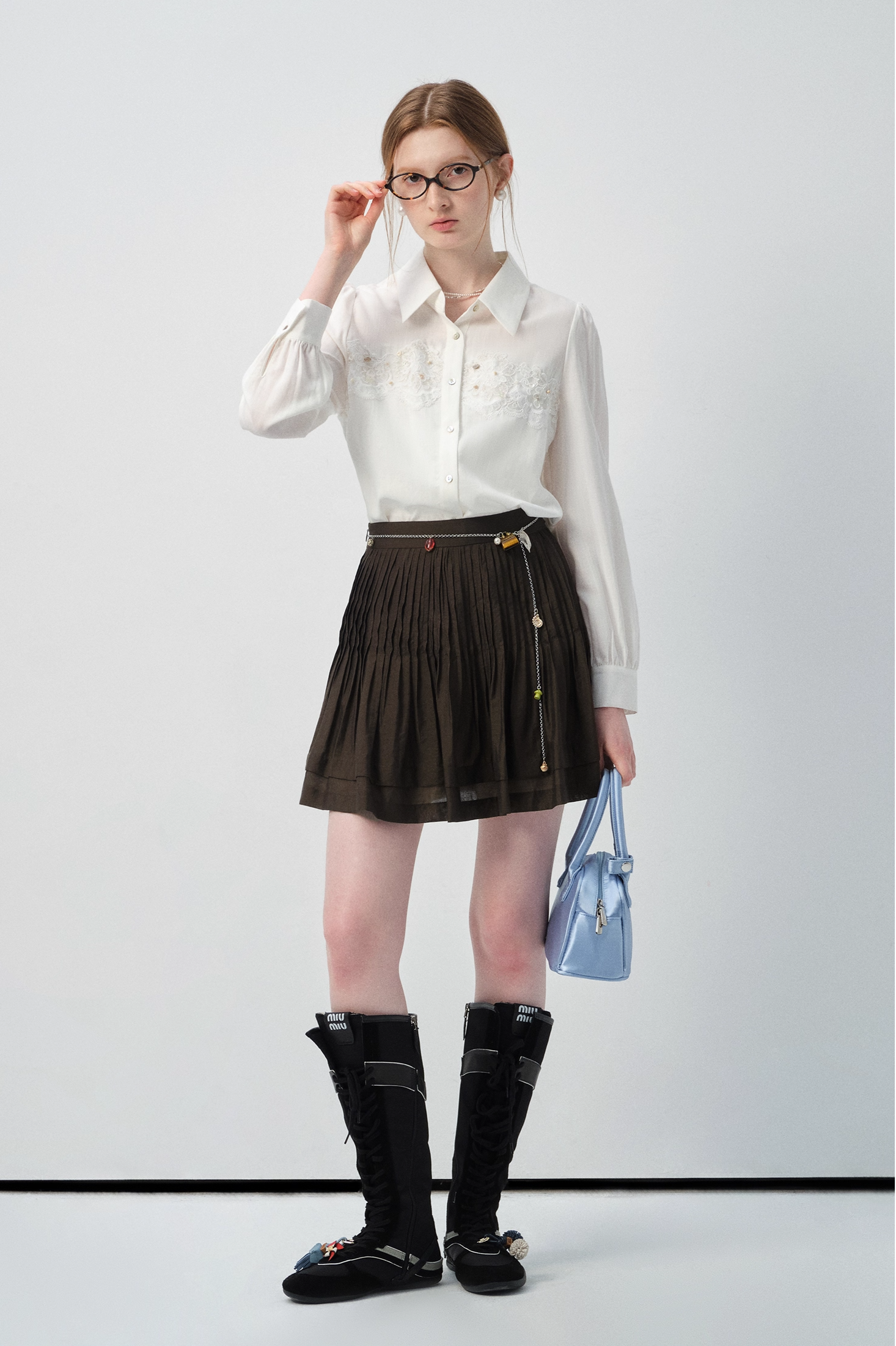 ハイウエストプリーツスカート
C3003