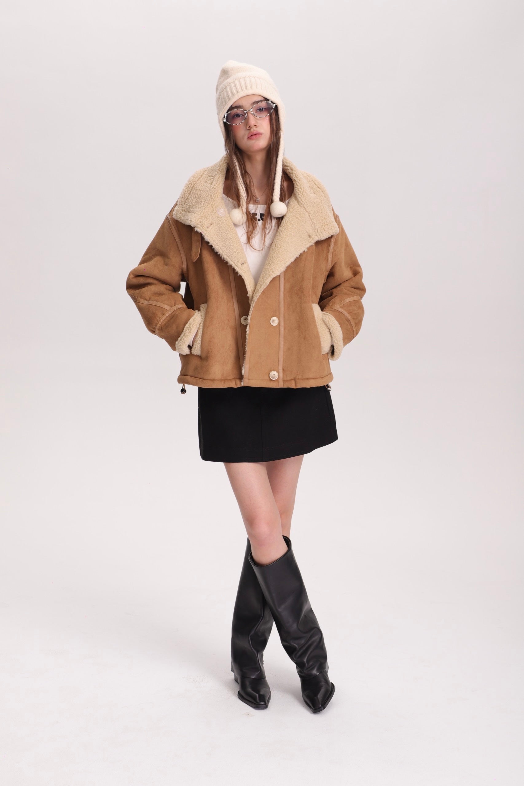 ムートンタッチショート × モードミニ スタイリングセットT3001