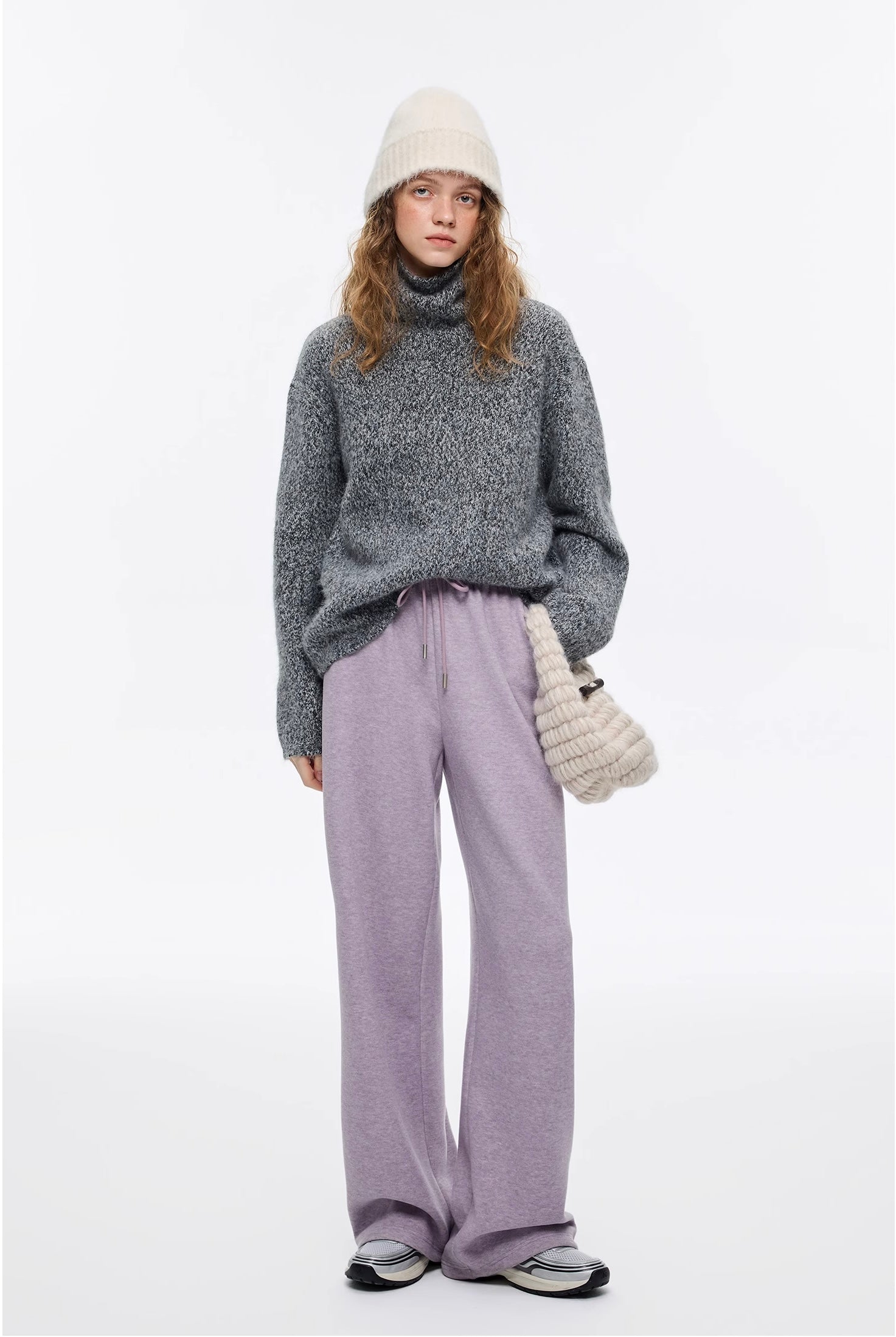 ラビットブレンドハイネックニット
C3366