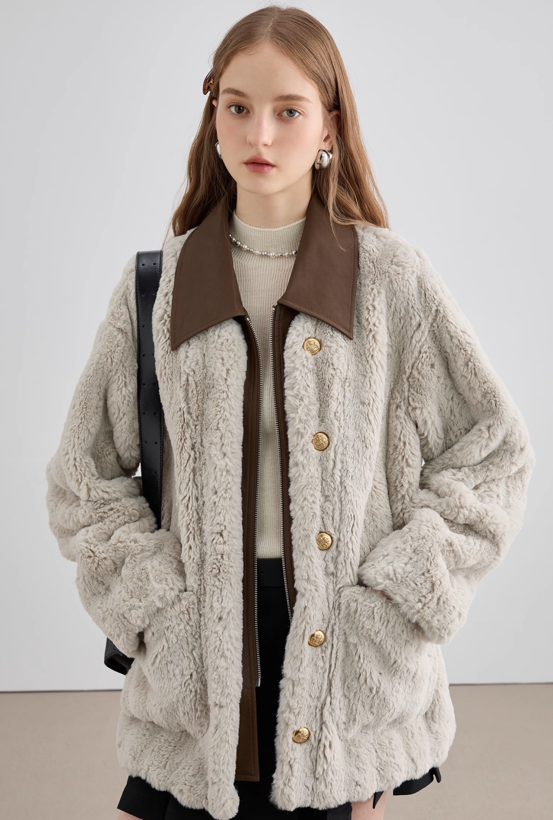 ファーコート MOUSSY | MESSY FAUX ファーコート (ジャケット ファーコート MOUSSY | MESSY FAUX ファーコート (ジャケット