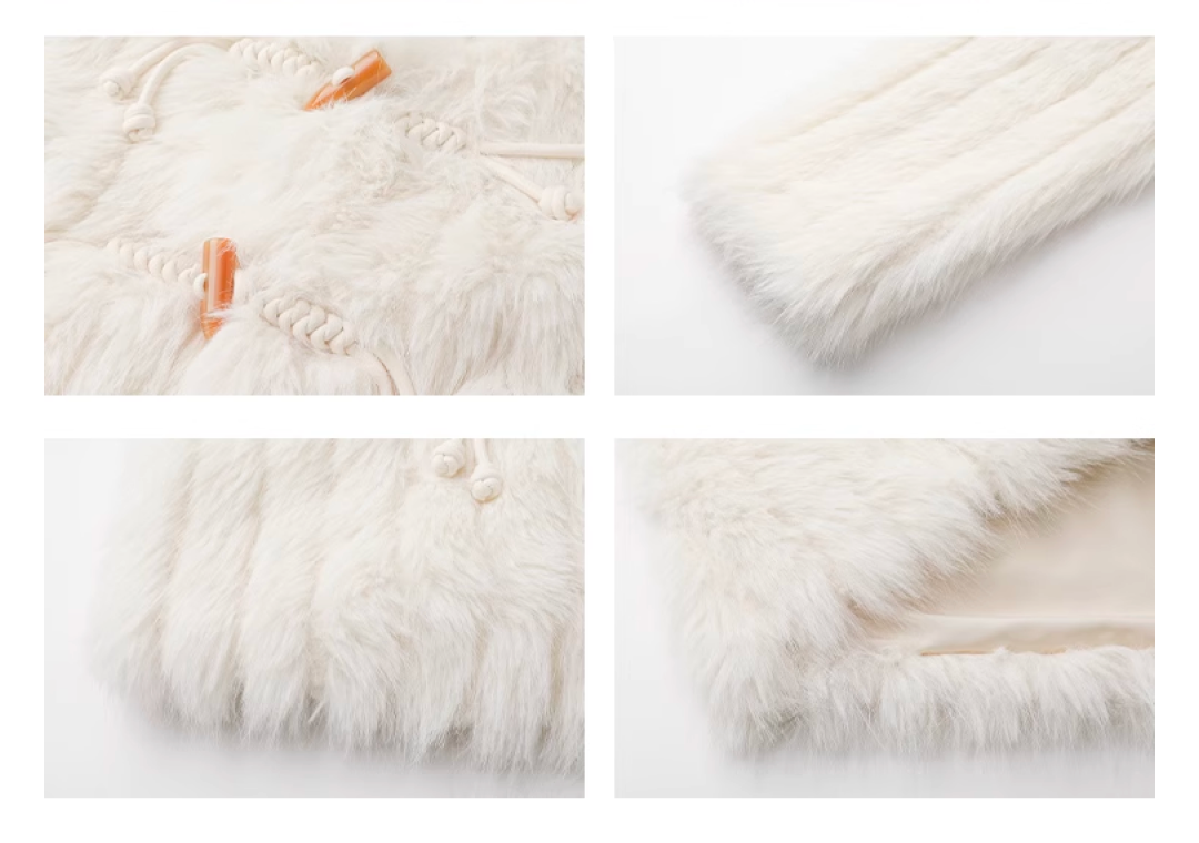 【即納】ショートエレガントファージャケットC1413