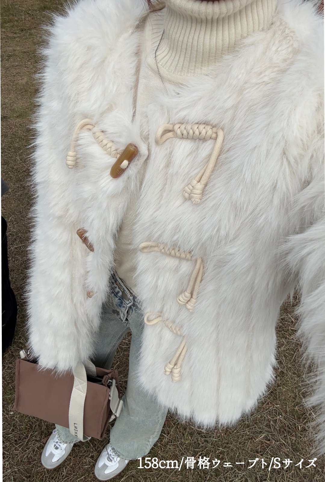 【即納】ショートエレガントファージャケットC1413