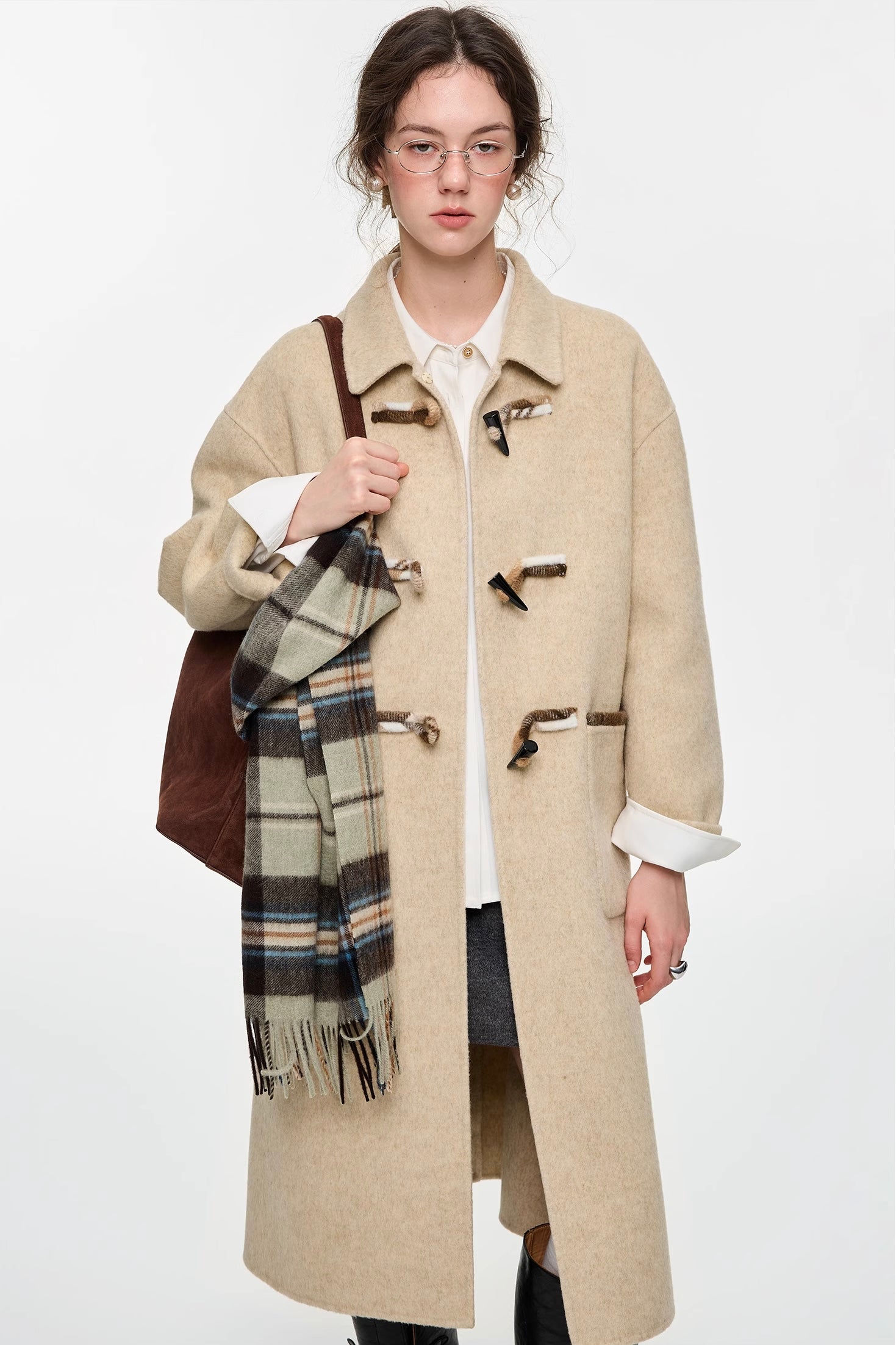 トグルボタンウールコート
C3301