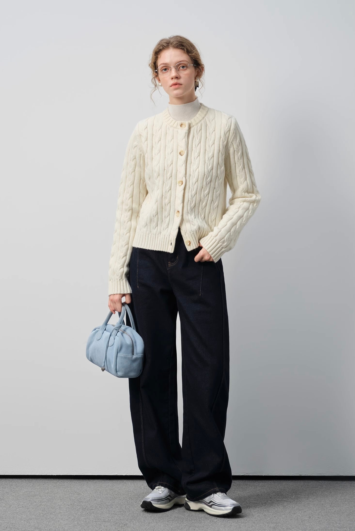 ステッチワークデニムワイドパンツ
C3331