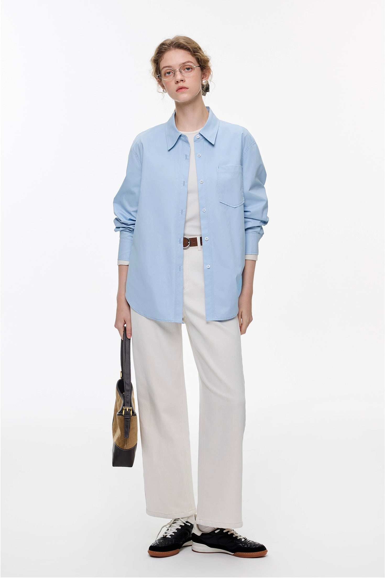 ブラッシュドテーラリングシャツ
C3334