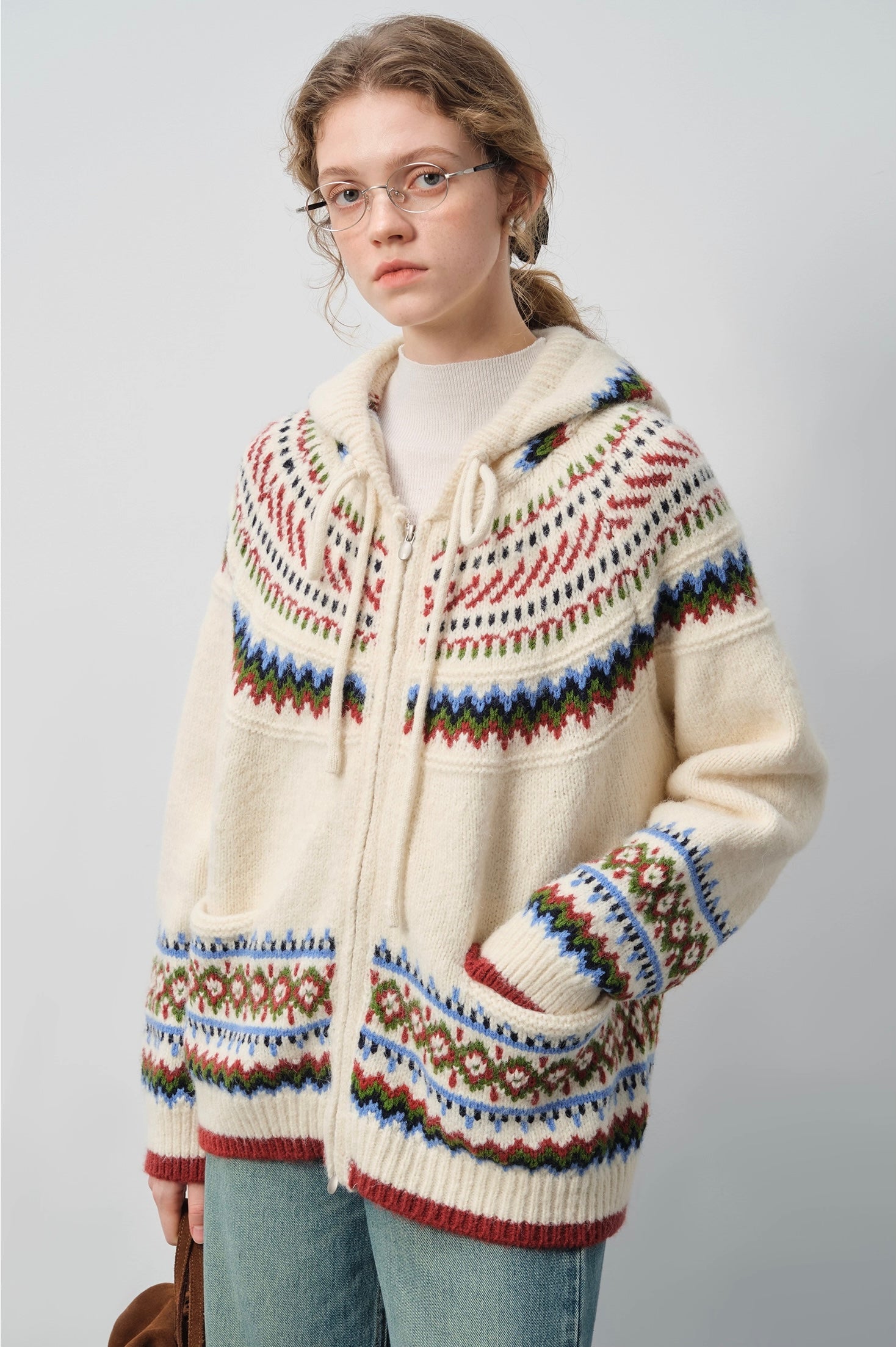 フェアアイルニットフーディ
C3346