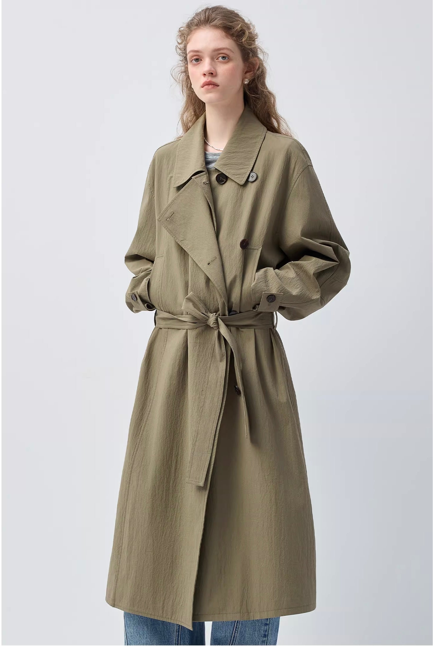 カラーシルエットトレンチコート
C3397