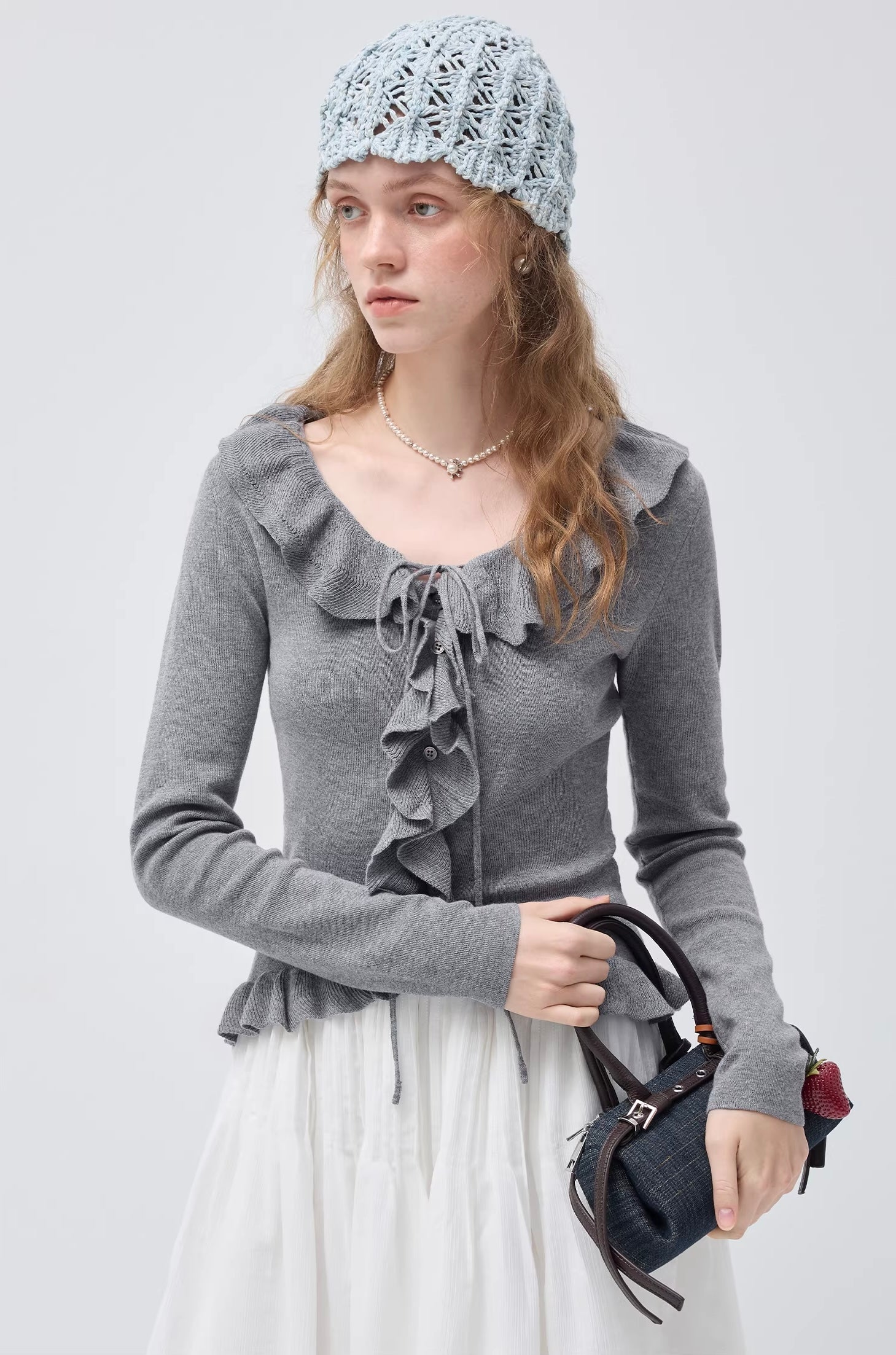 フレンチガーリーウールフリルニット
C3412