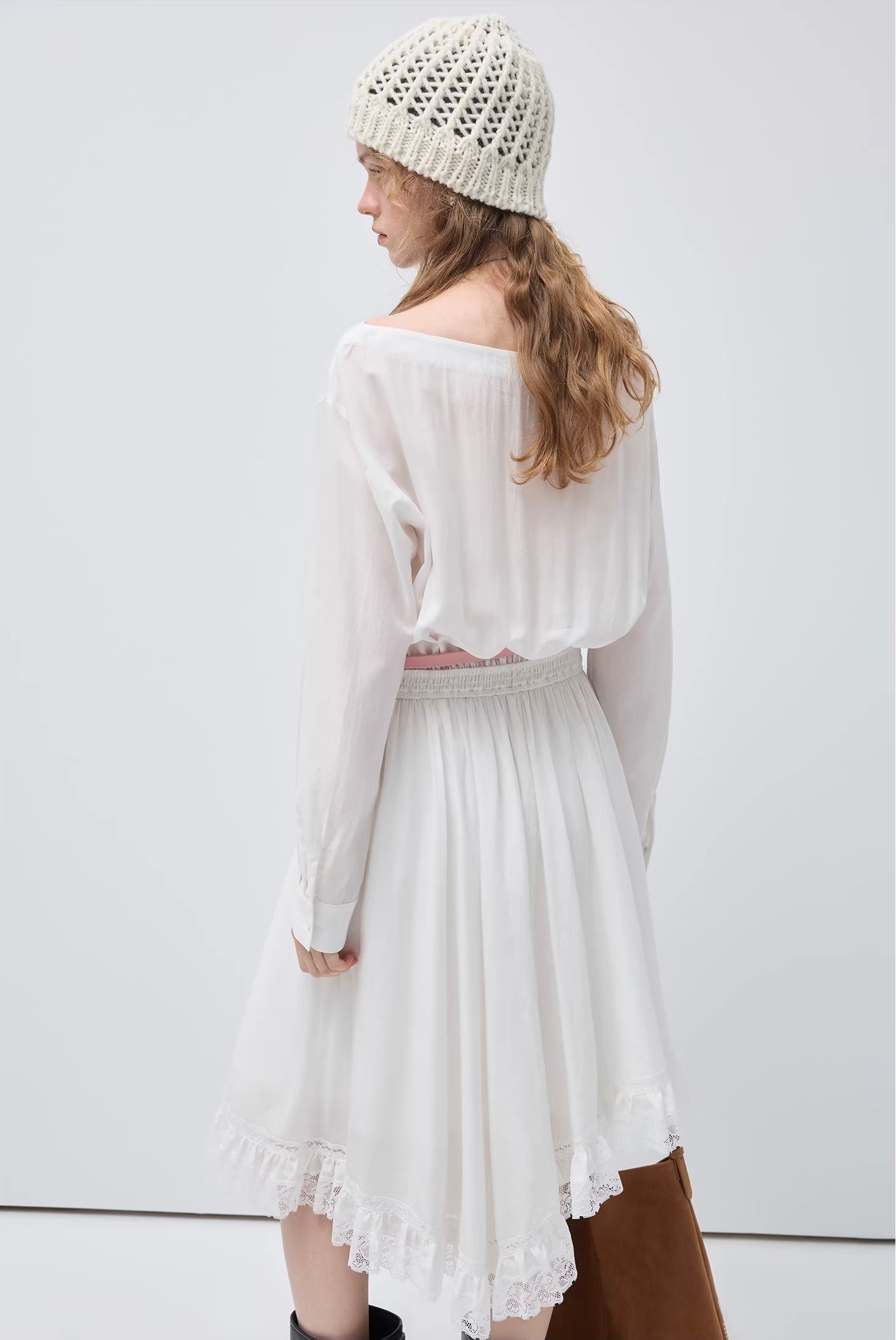 ピュアムード オフショルレースワンピース
C3449