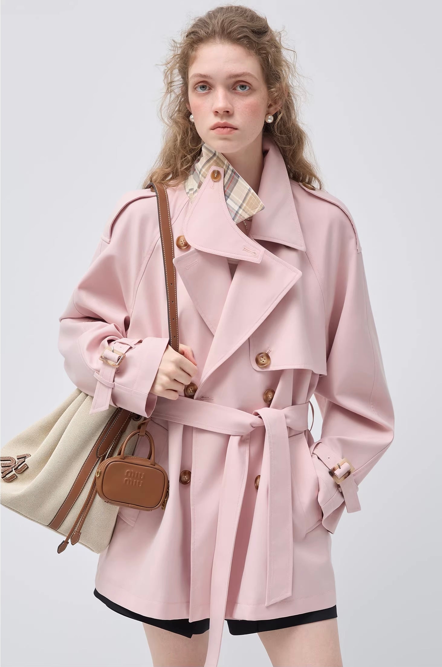 ブリティッシュムードショートトレンチコート
C3453