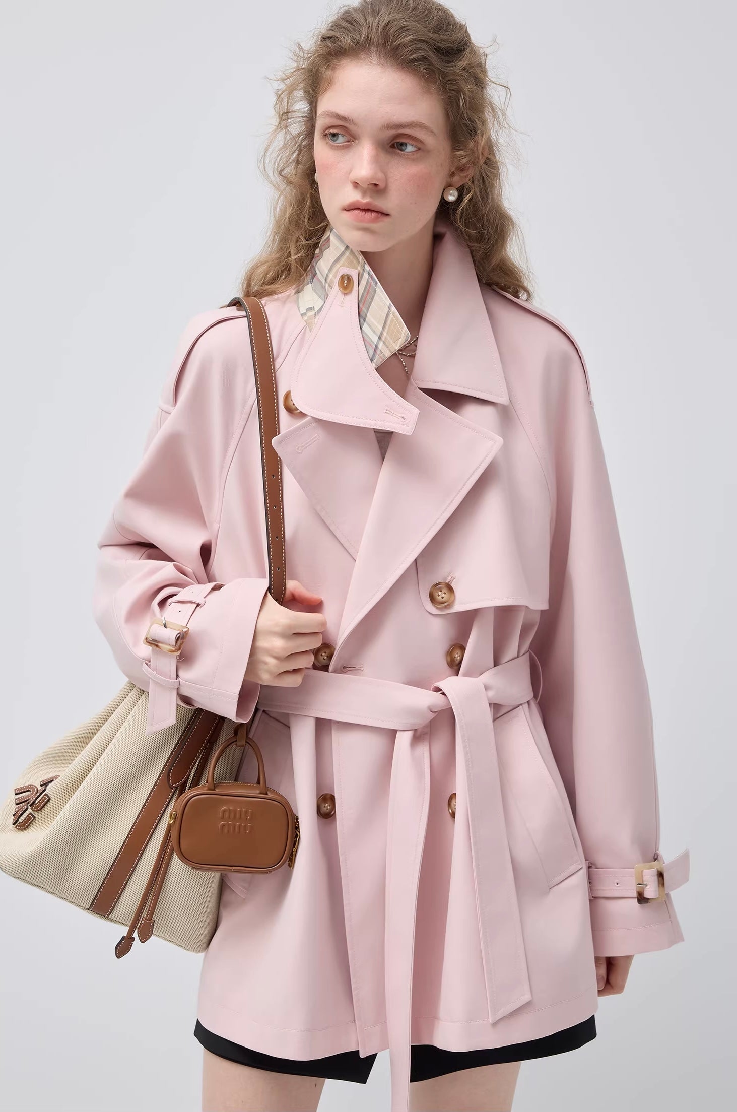 ブリティッシュムードショートトレンチコート
C3453