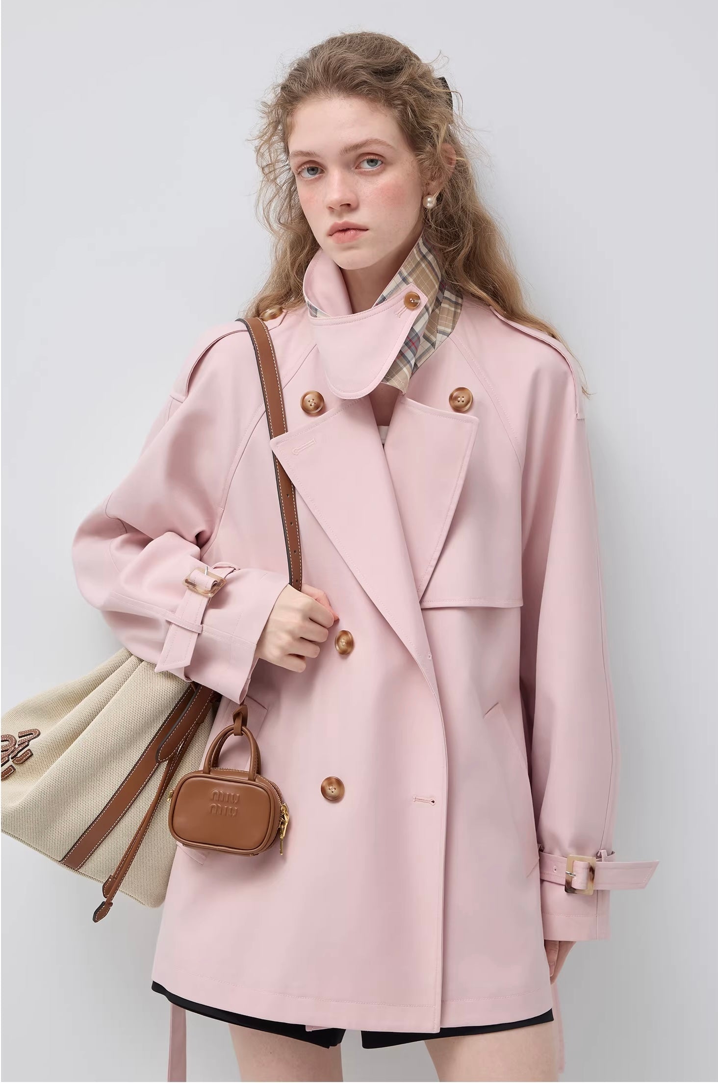 ブリティッシュムードショートトレンチコート
C3453