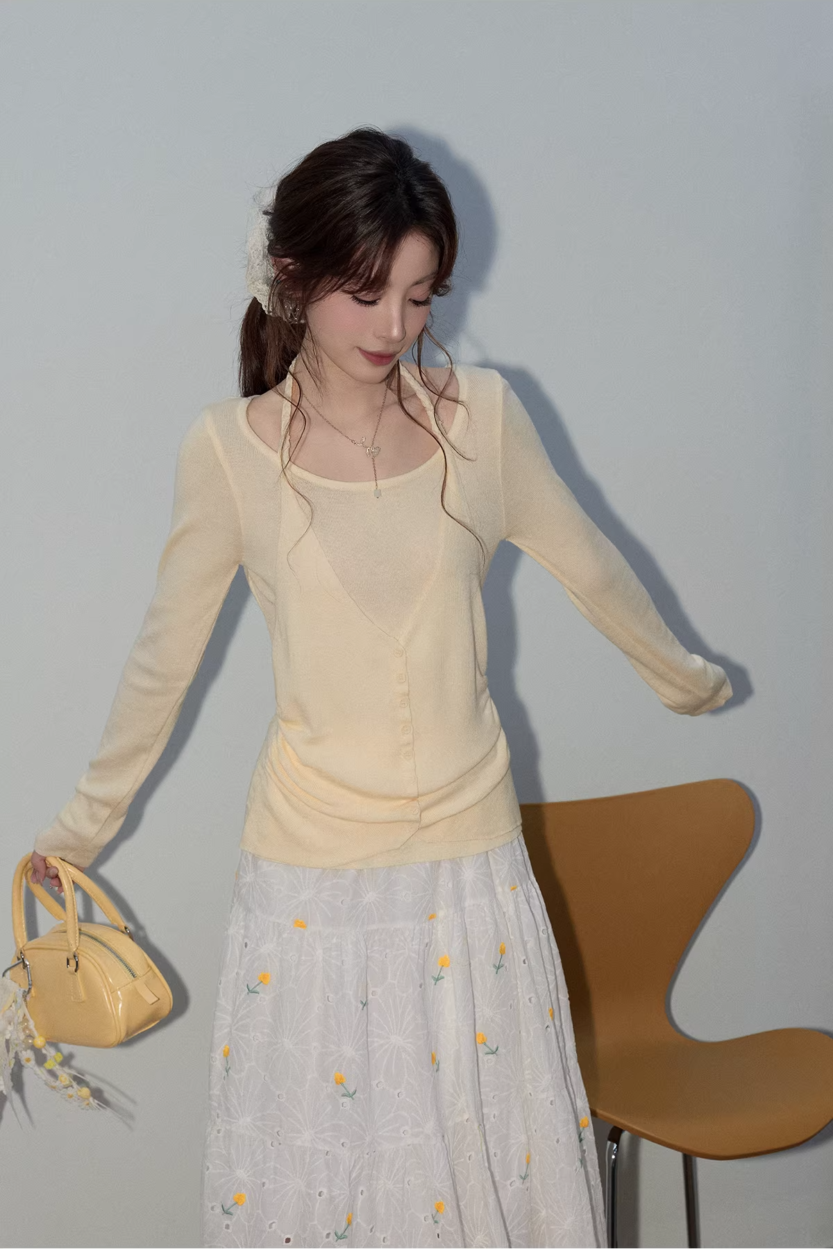 コリアンホルターフェイクツーピーストップスC3570