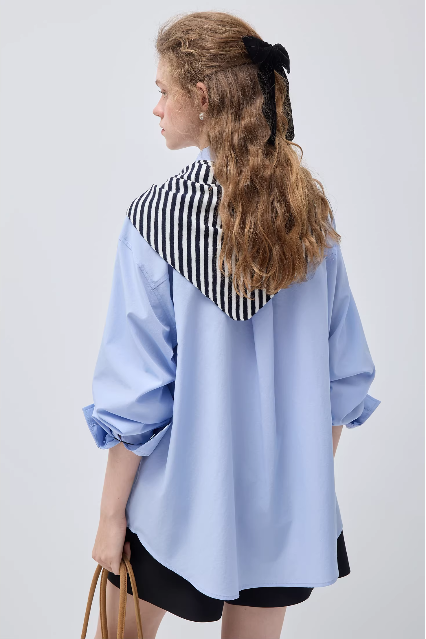 ラペルポニーロゴルーズシャツC3503