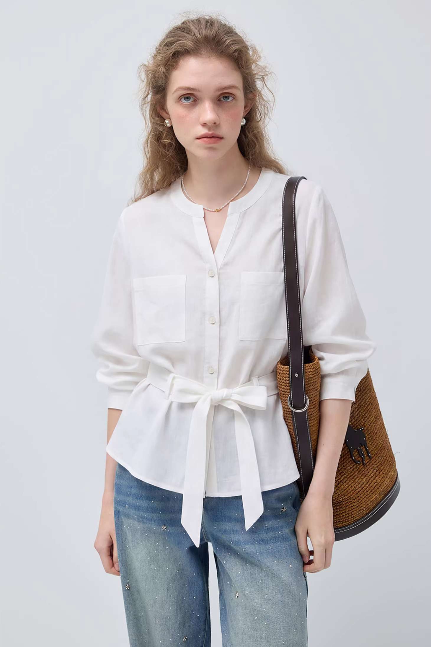 フレンチバーサタイルスモールシャツC3514