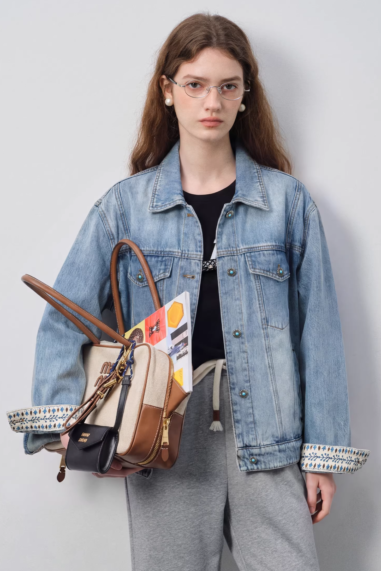 レトロデニムジャケットC3528