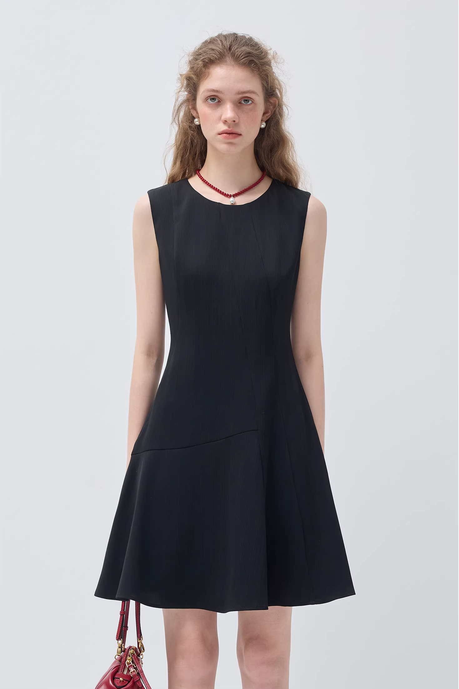 ブラックスワンドレスC3529