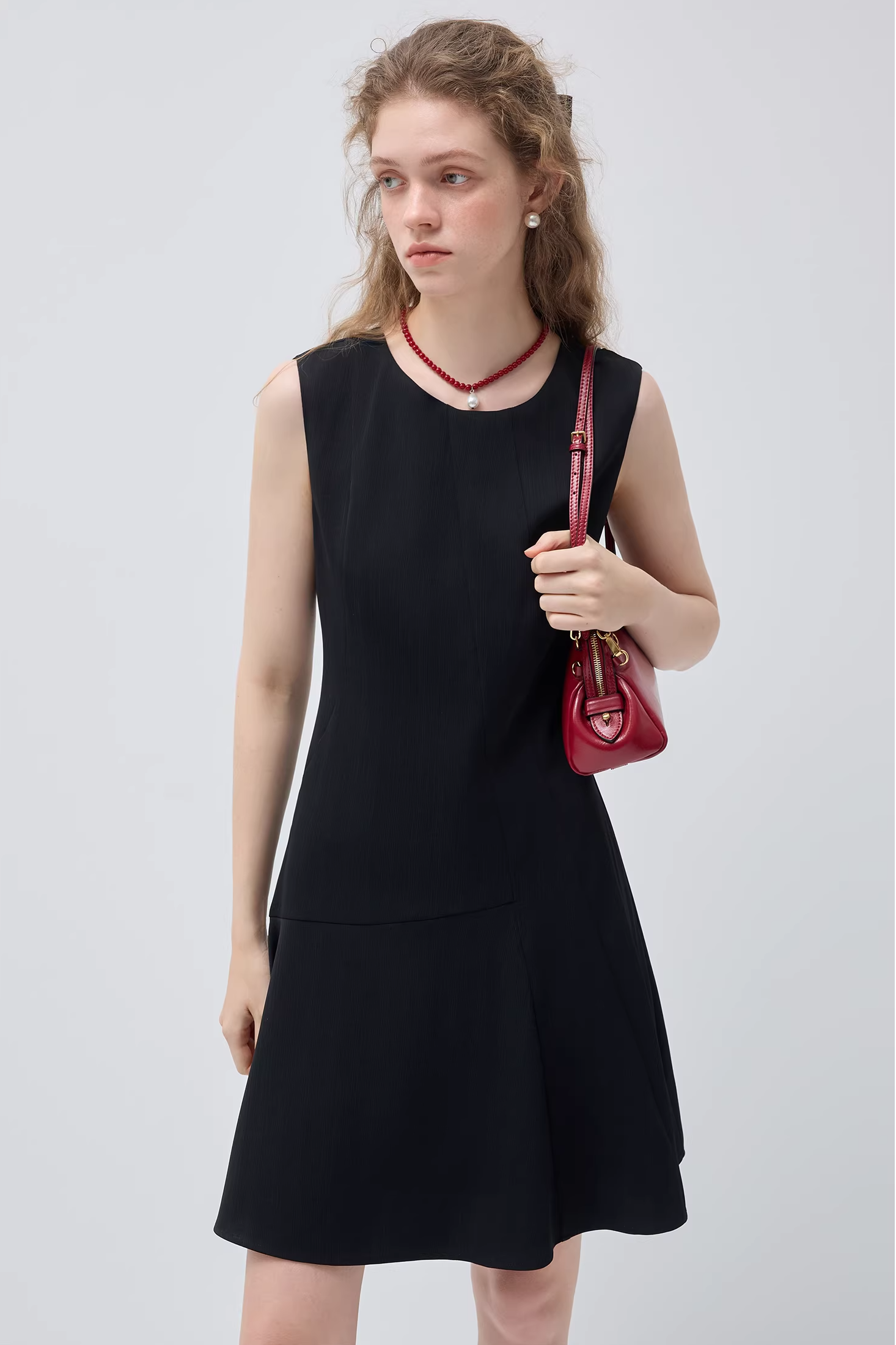 ブラックスワンドレスC3529