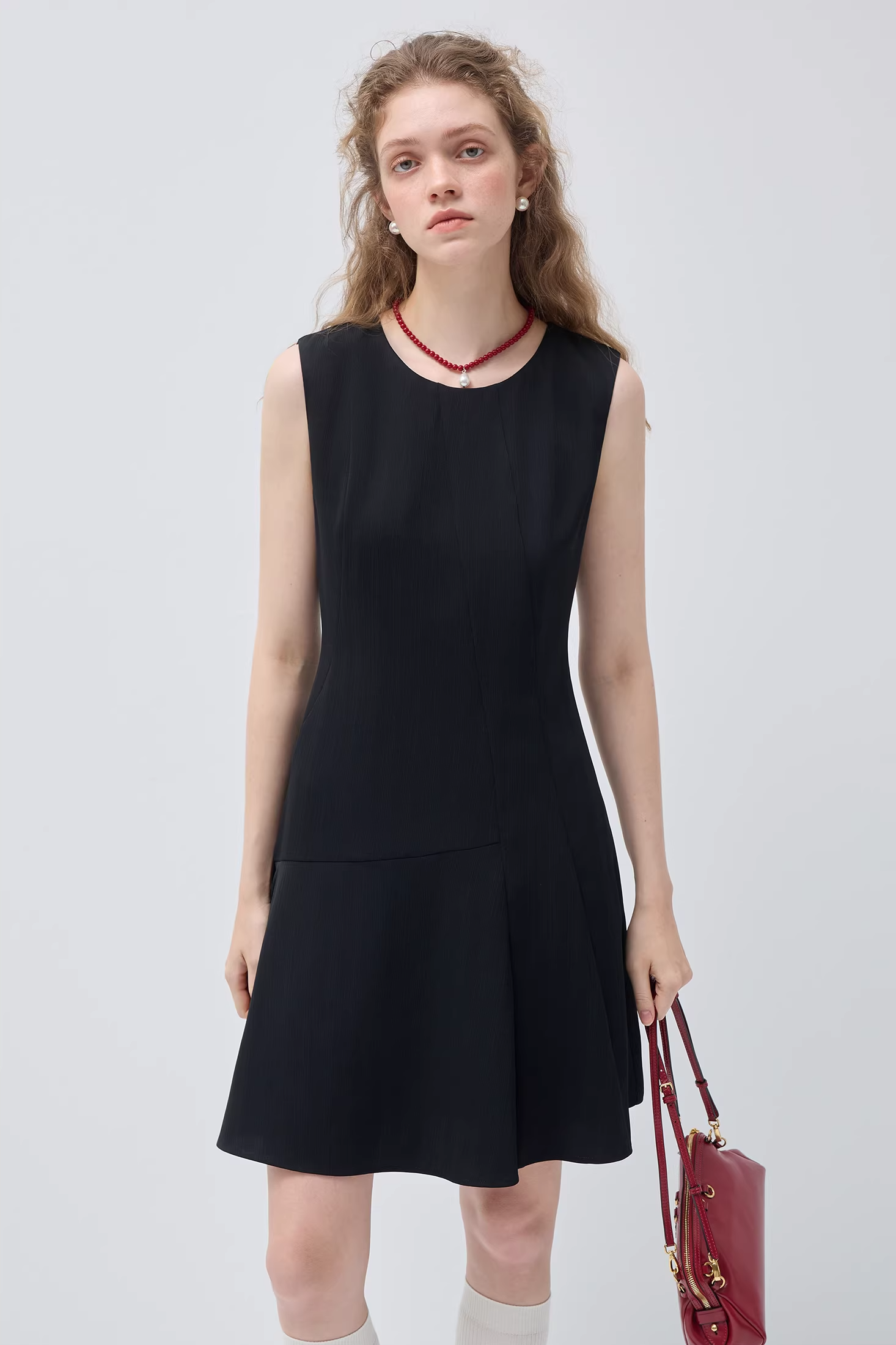 ブラックスワンドレスC3529