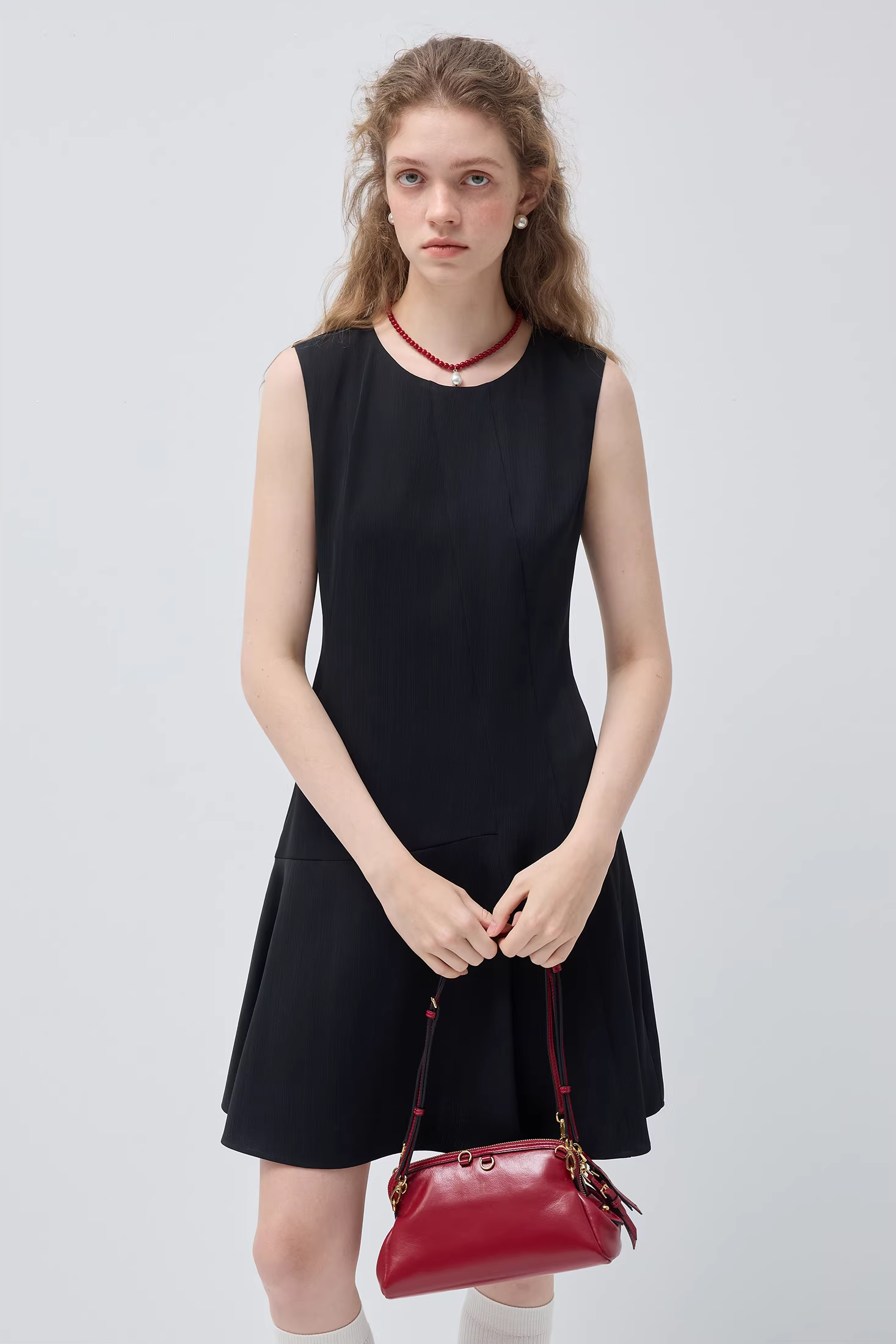 ブラックスワンドレスC3529