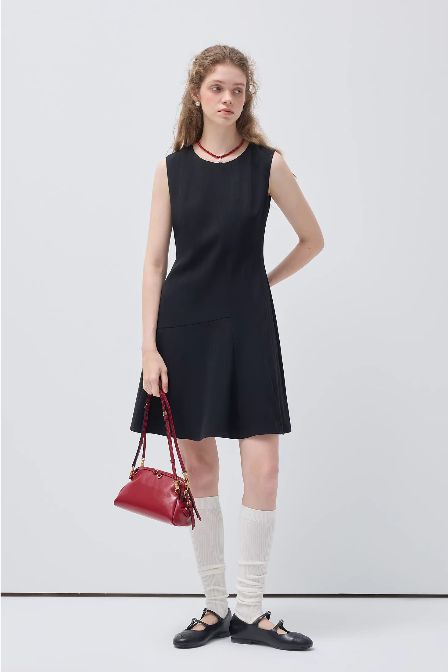 ブラックスワンドレスC3529