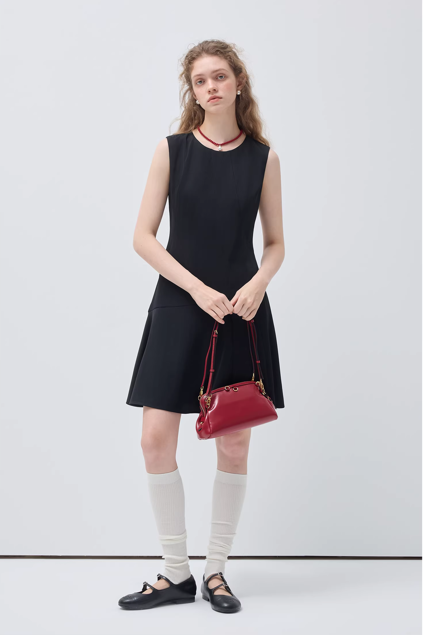 ブラックスワンドレスC3529