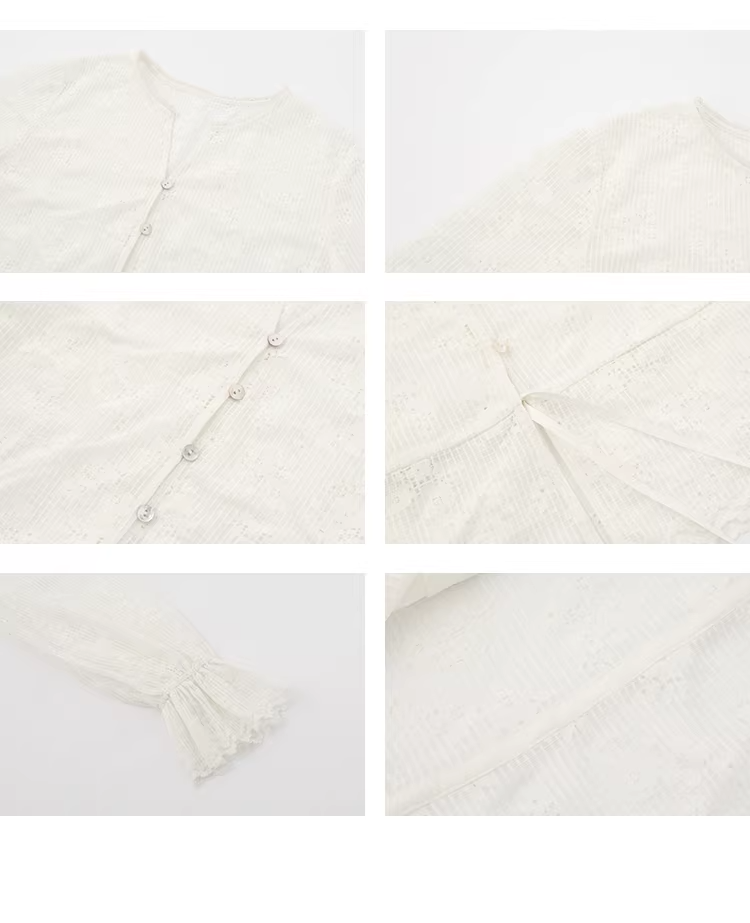 フラワーランゲージライトシャツC3538