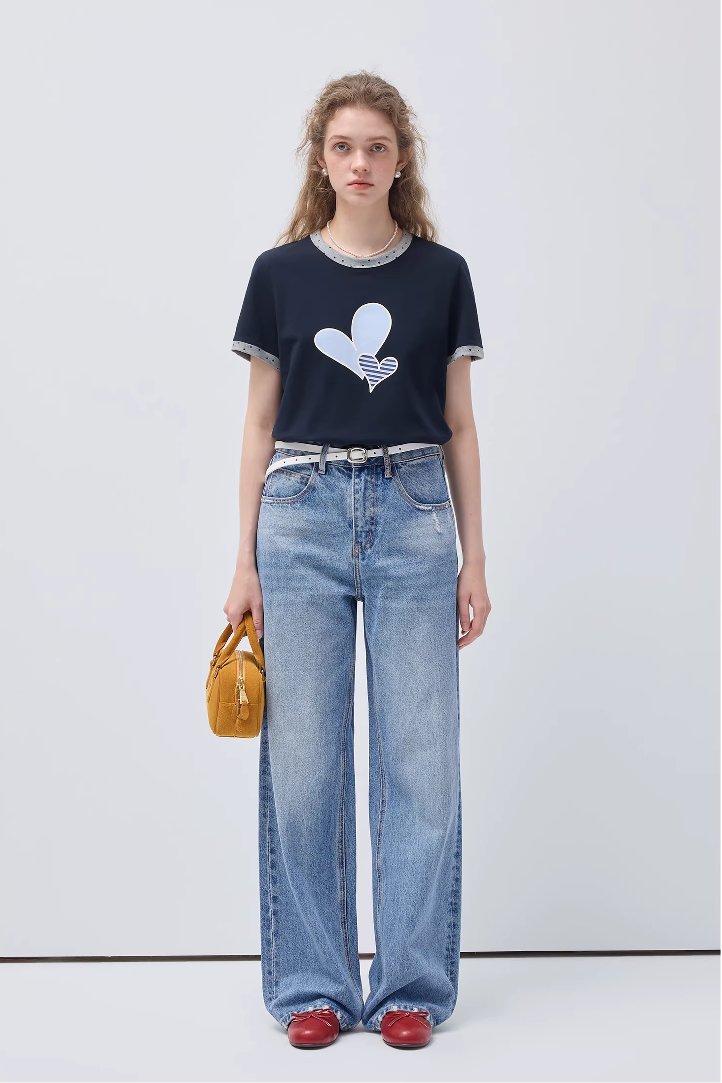 スタイリッシュレトロジーンズC3544