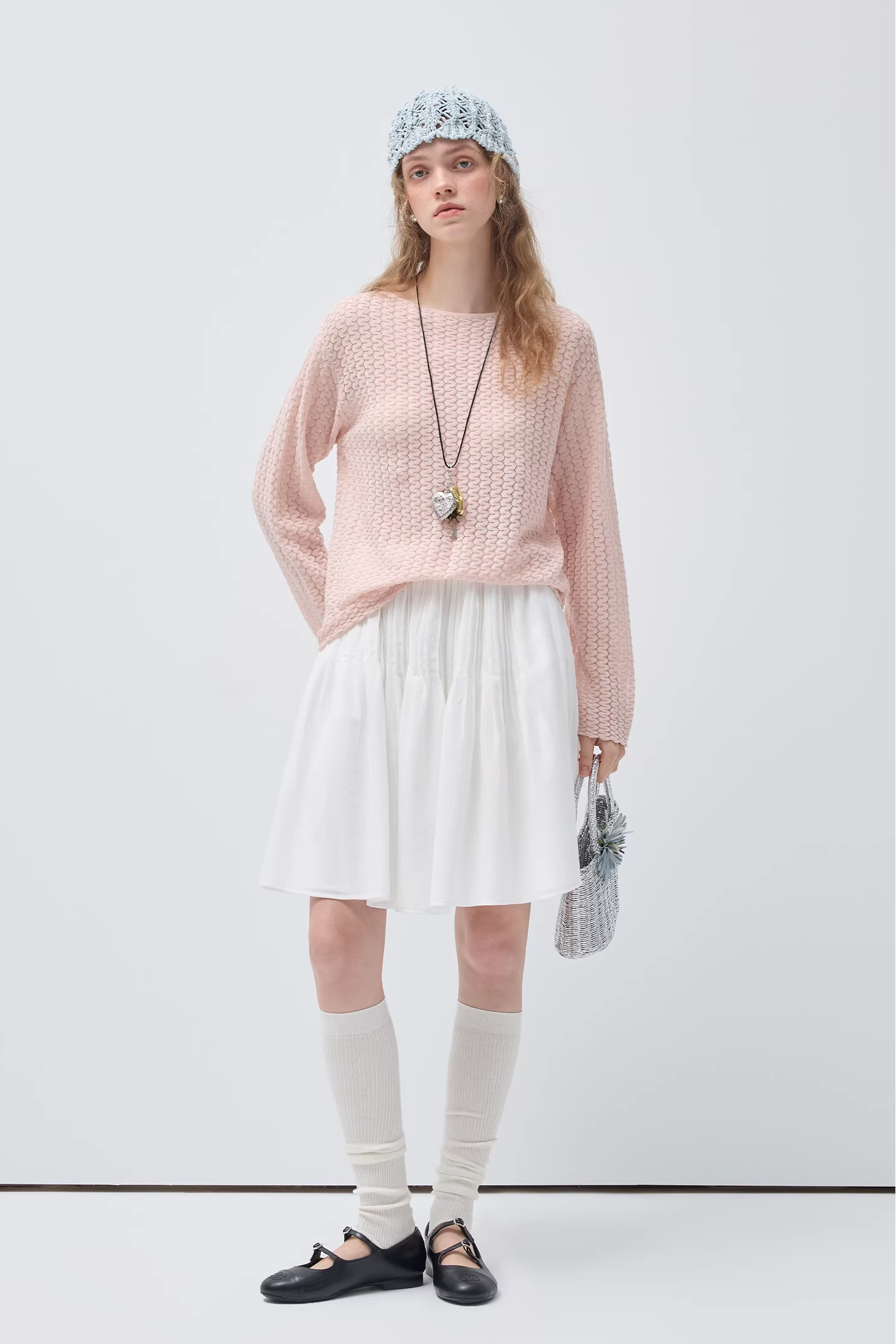 リヨセルテクスチャーセーターC3548