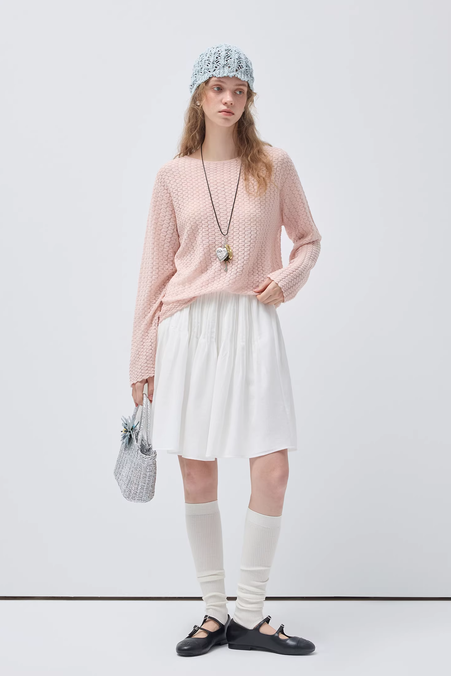 リヨセルテクスチャーセーターC3548