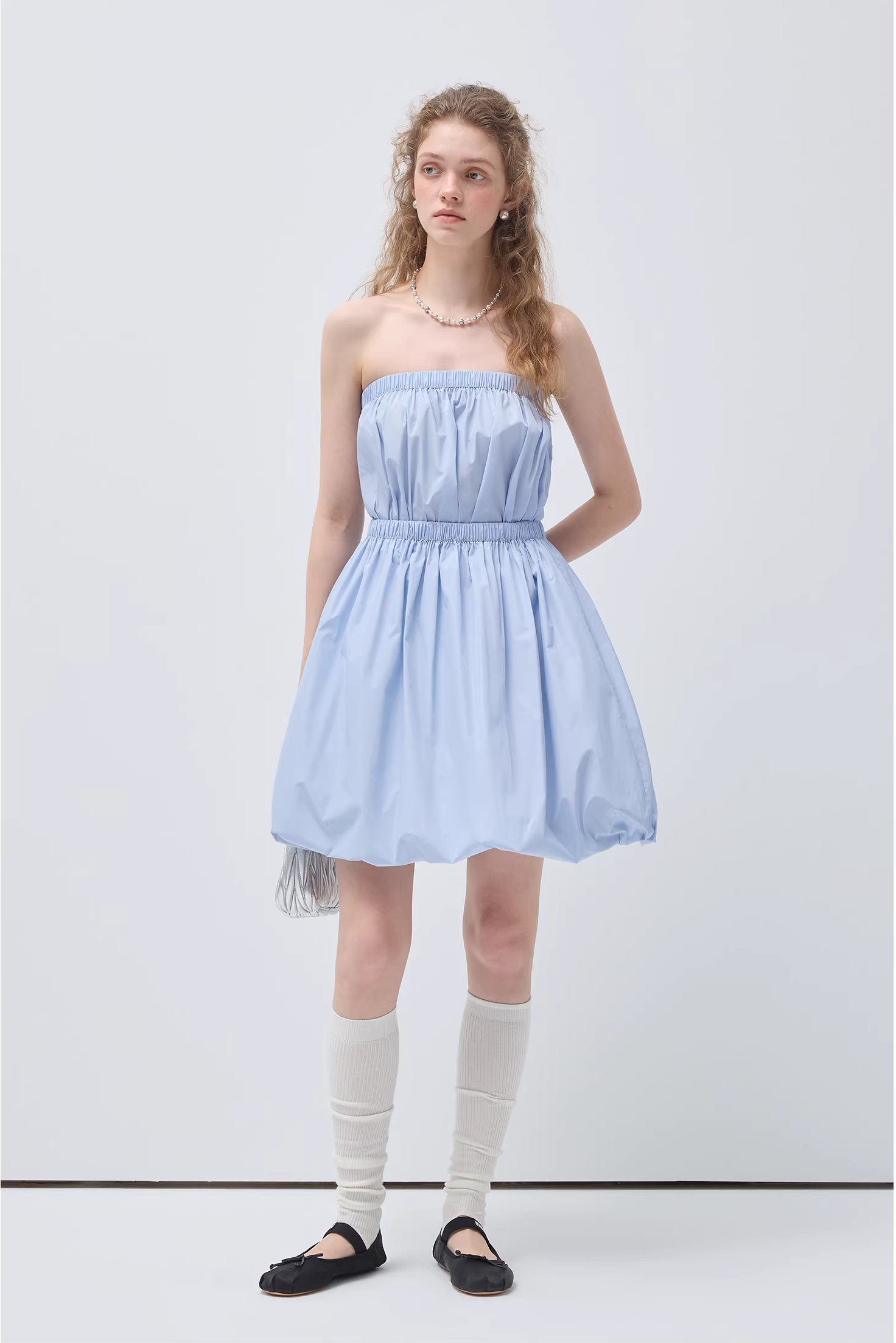 バルーンシルエットマルチウェイデザインワンピースC3550