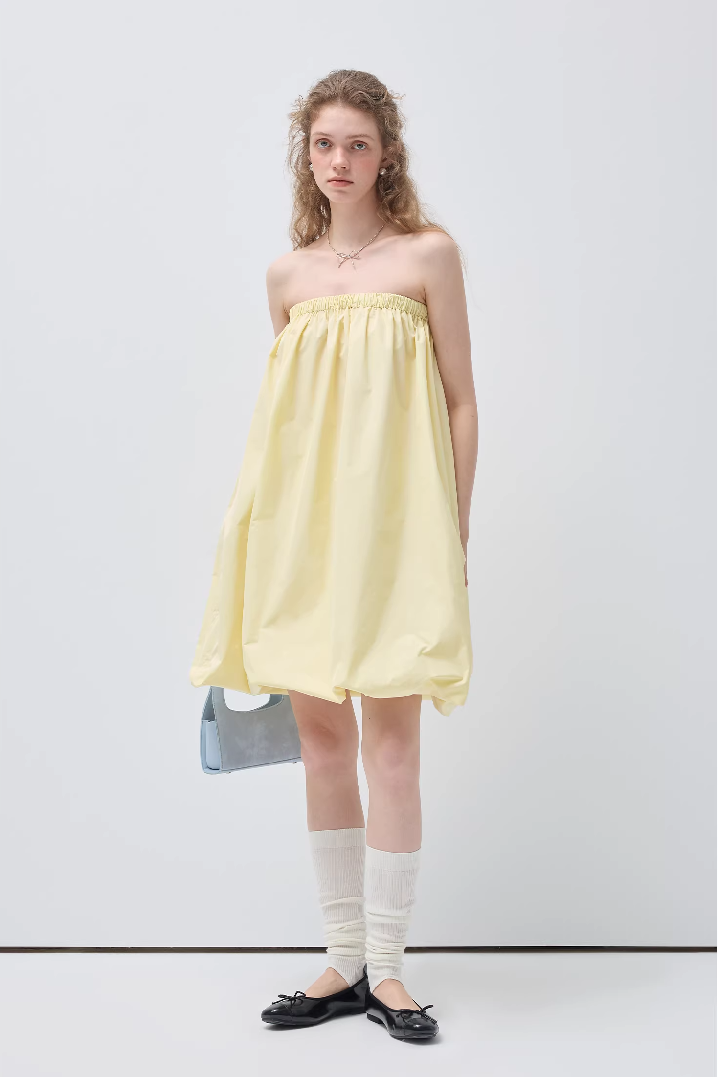 バルーンシルエットマルチウェイデザインワンピースC3550