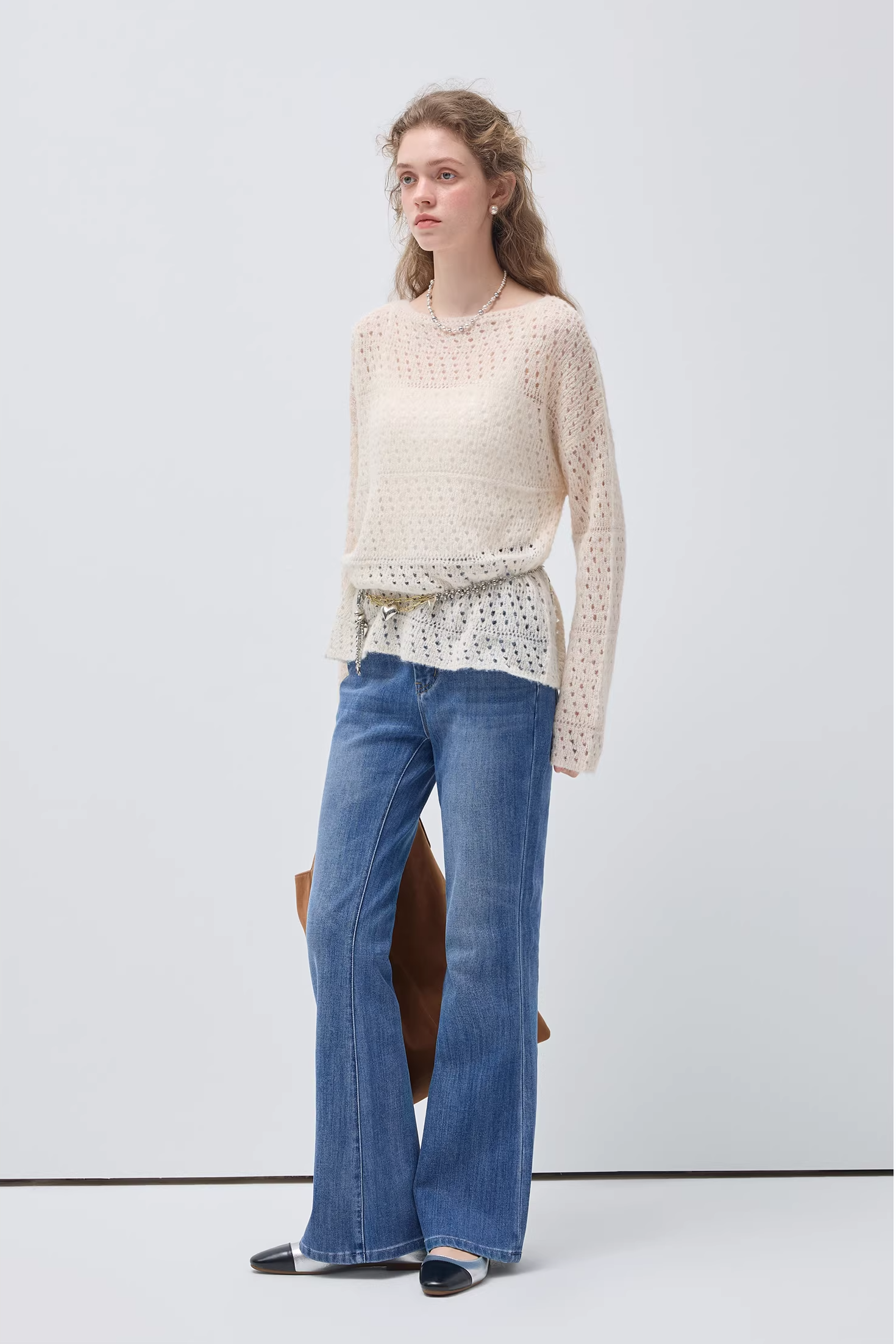 ルーズショルダーセーターC3557