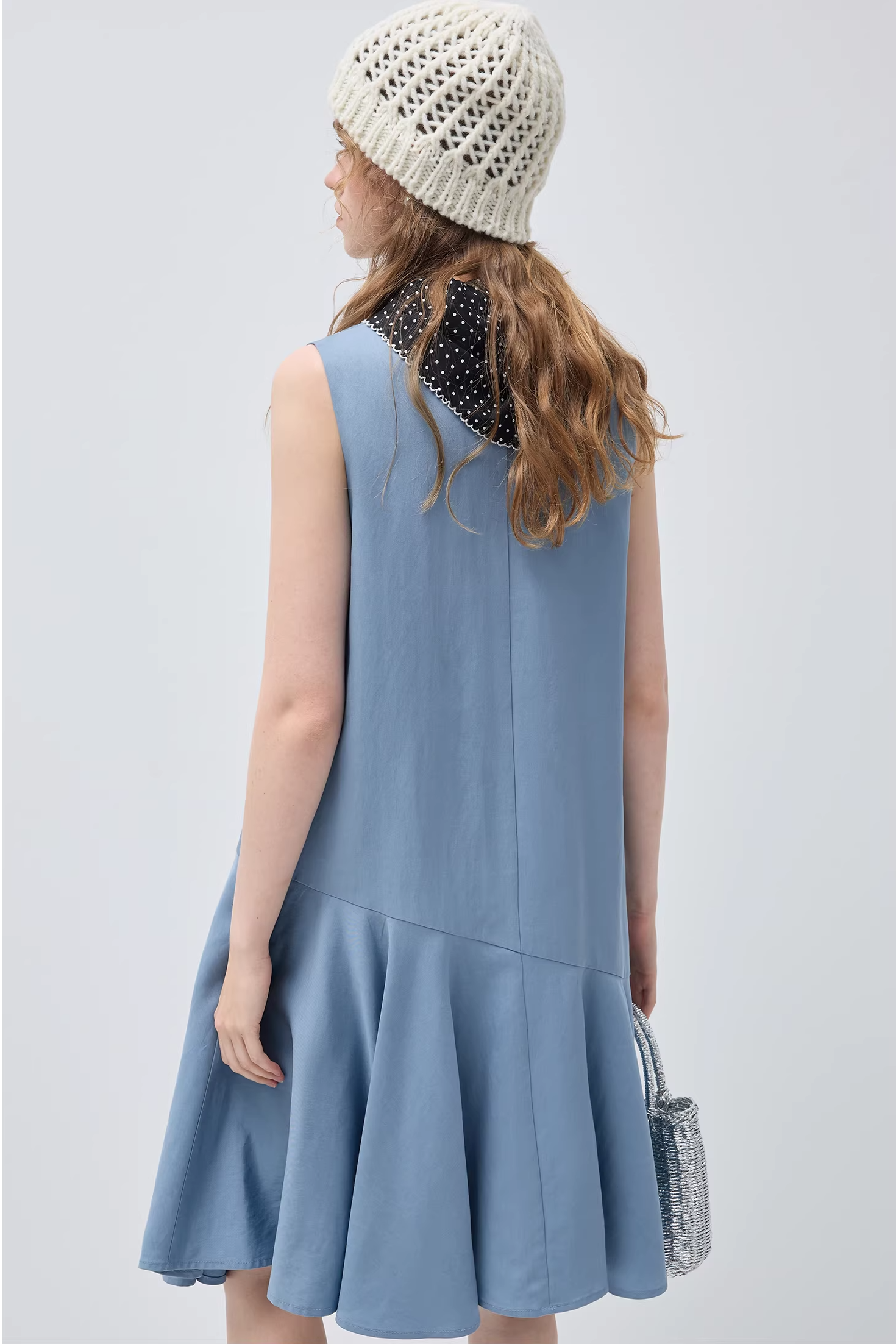 VネックマーメイドスカートC3558