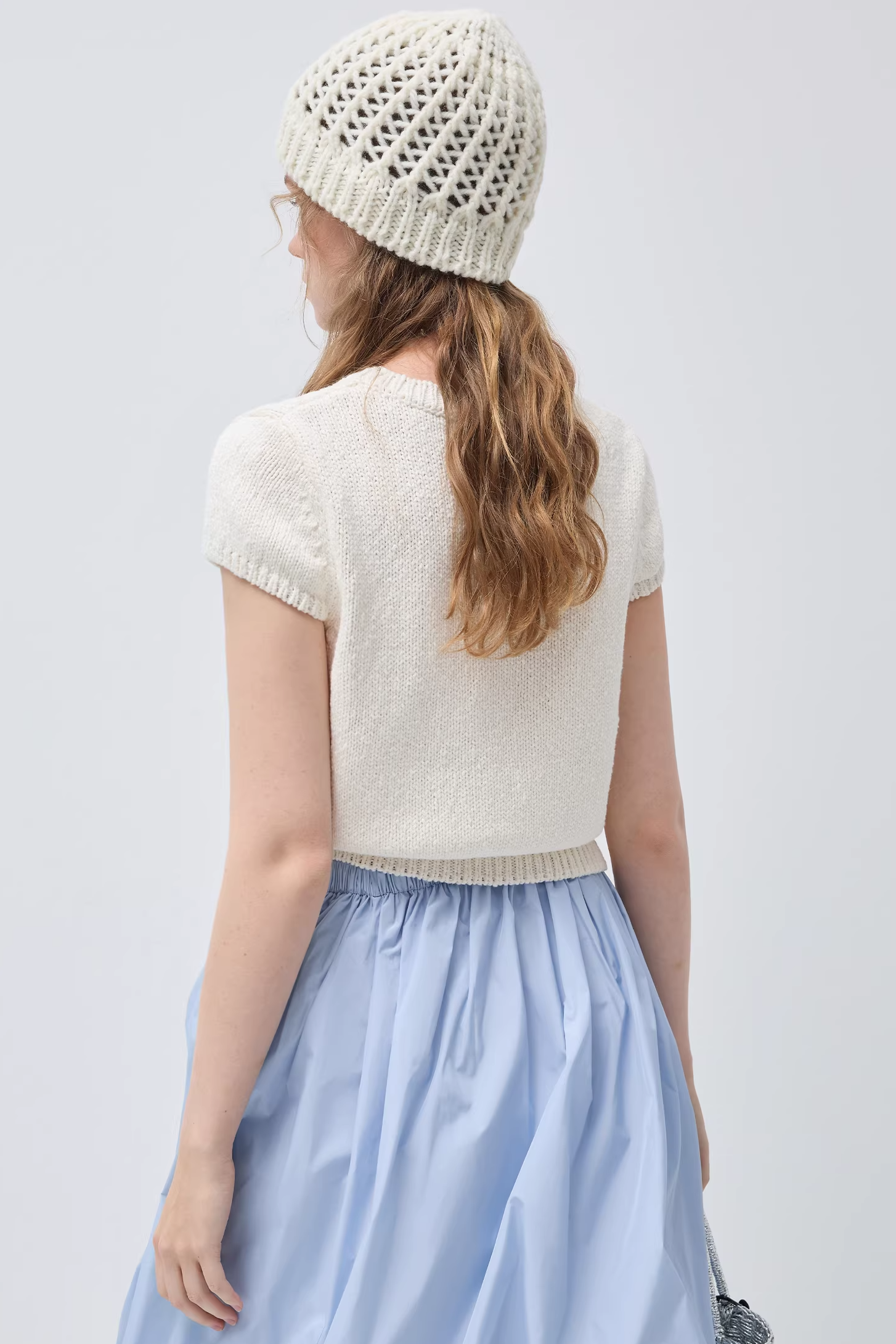 モネクラウドコットンソフトワックスニットC3560