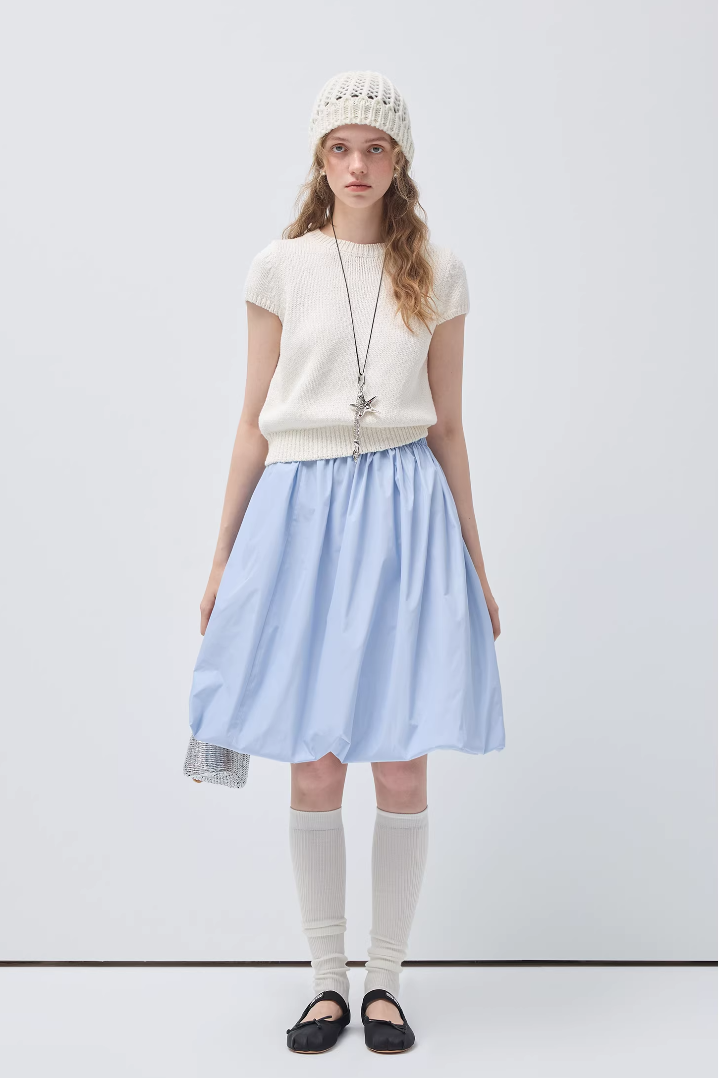 モネクラウドコットンソフトワックスニットC3560