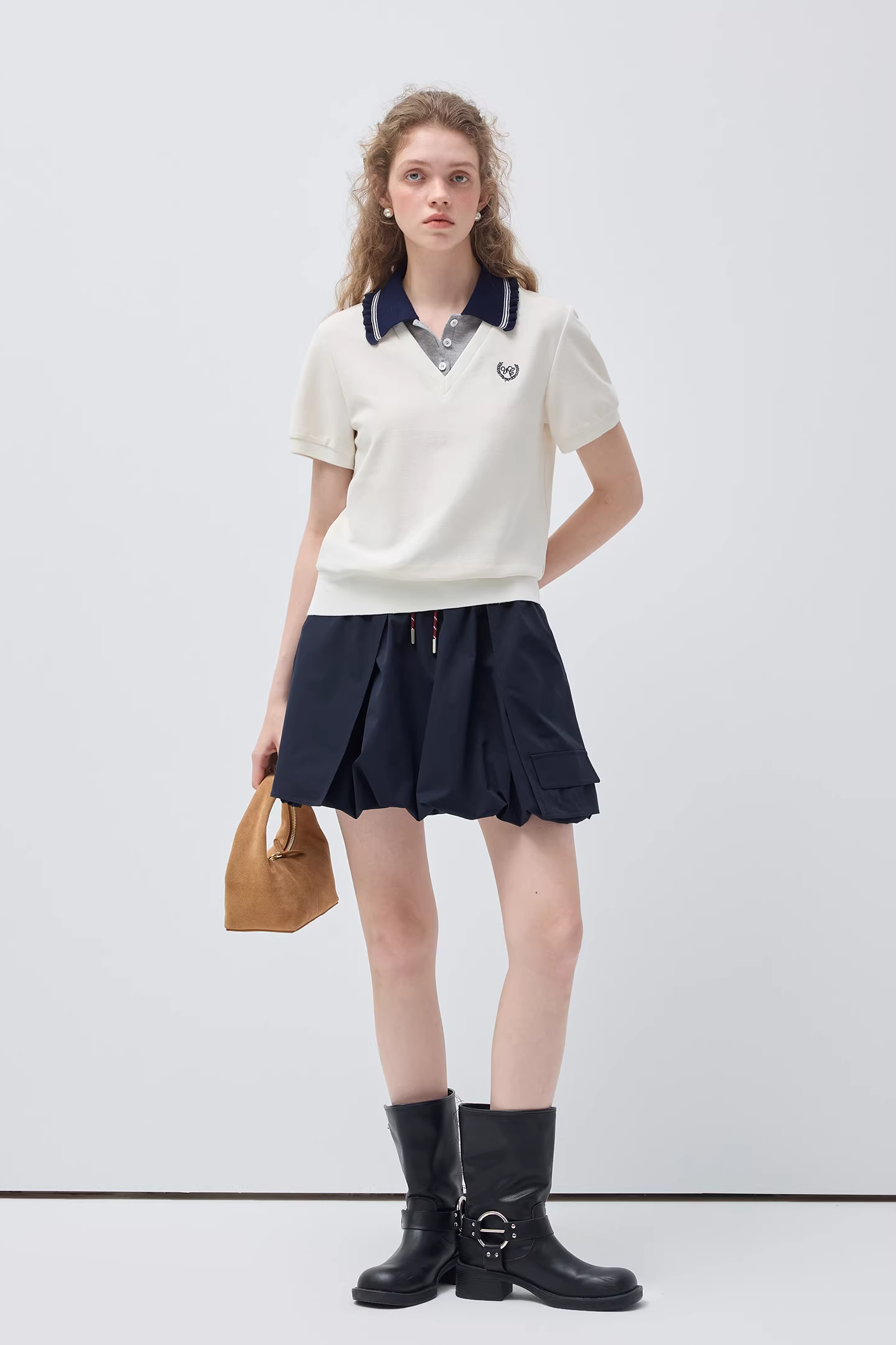 バルーンワークドレスC3561