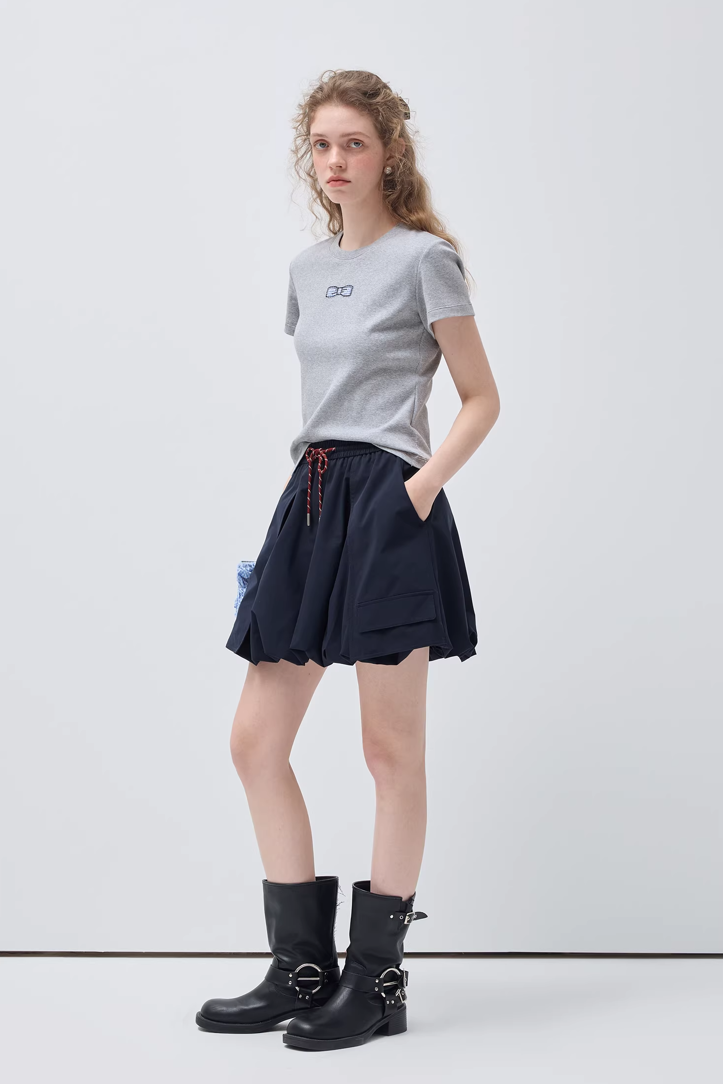 バルーンワークドレスC3561