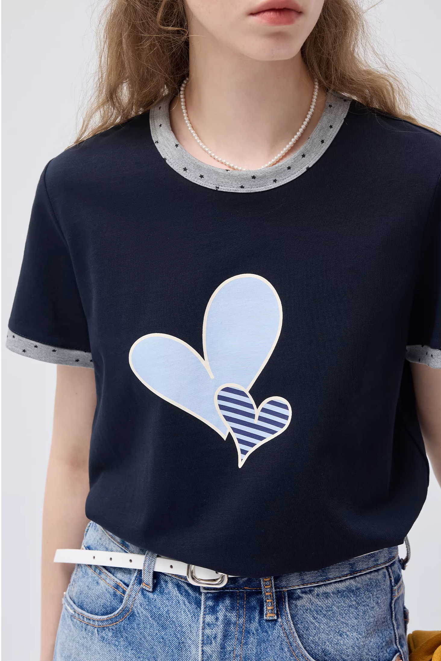 エッジラブプリントリラックスTシャツC3565