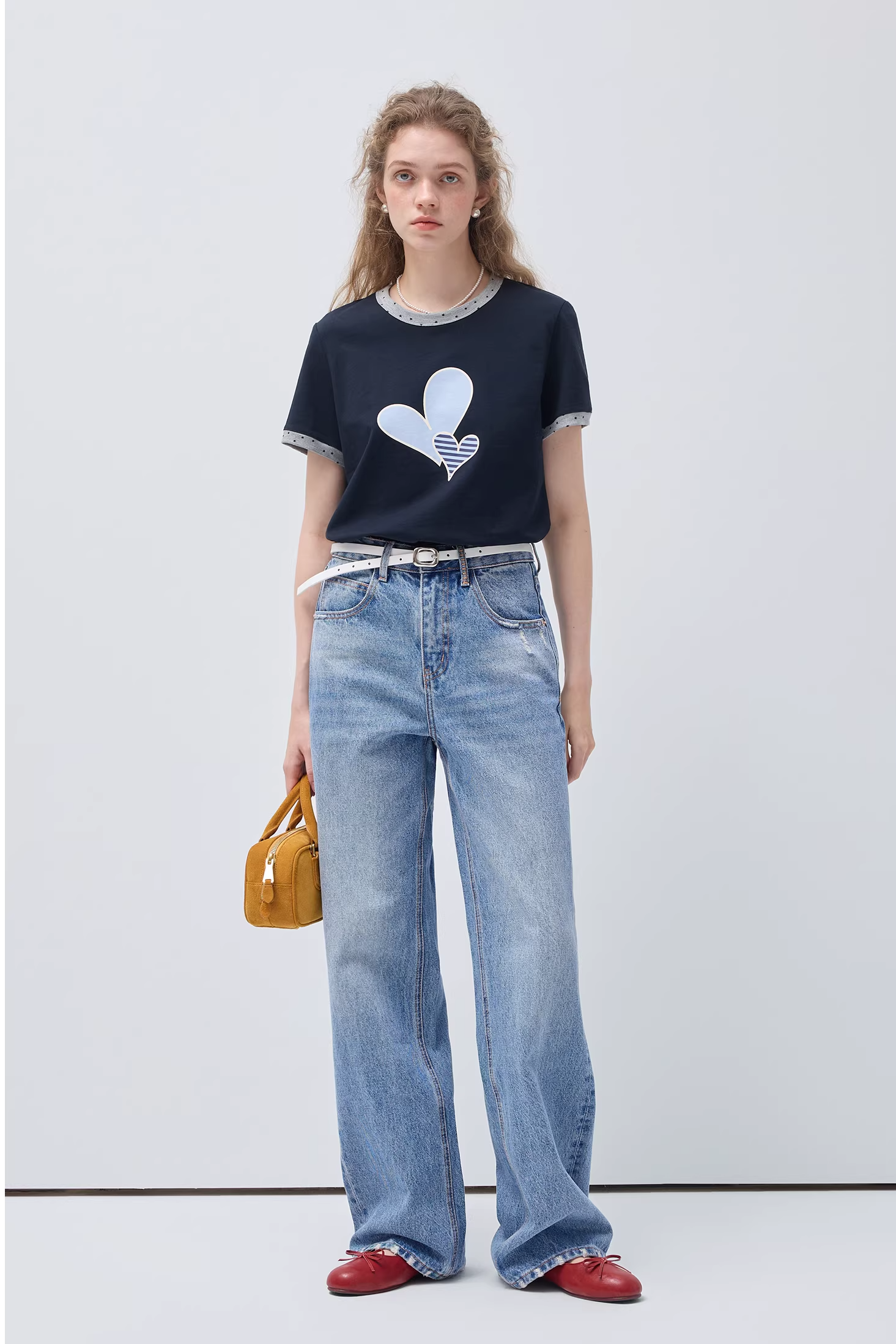 エッジラブプリントリラックスTシャツC3565