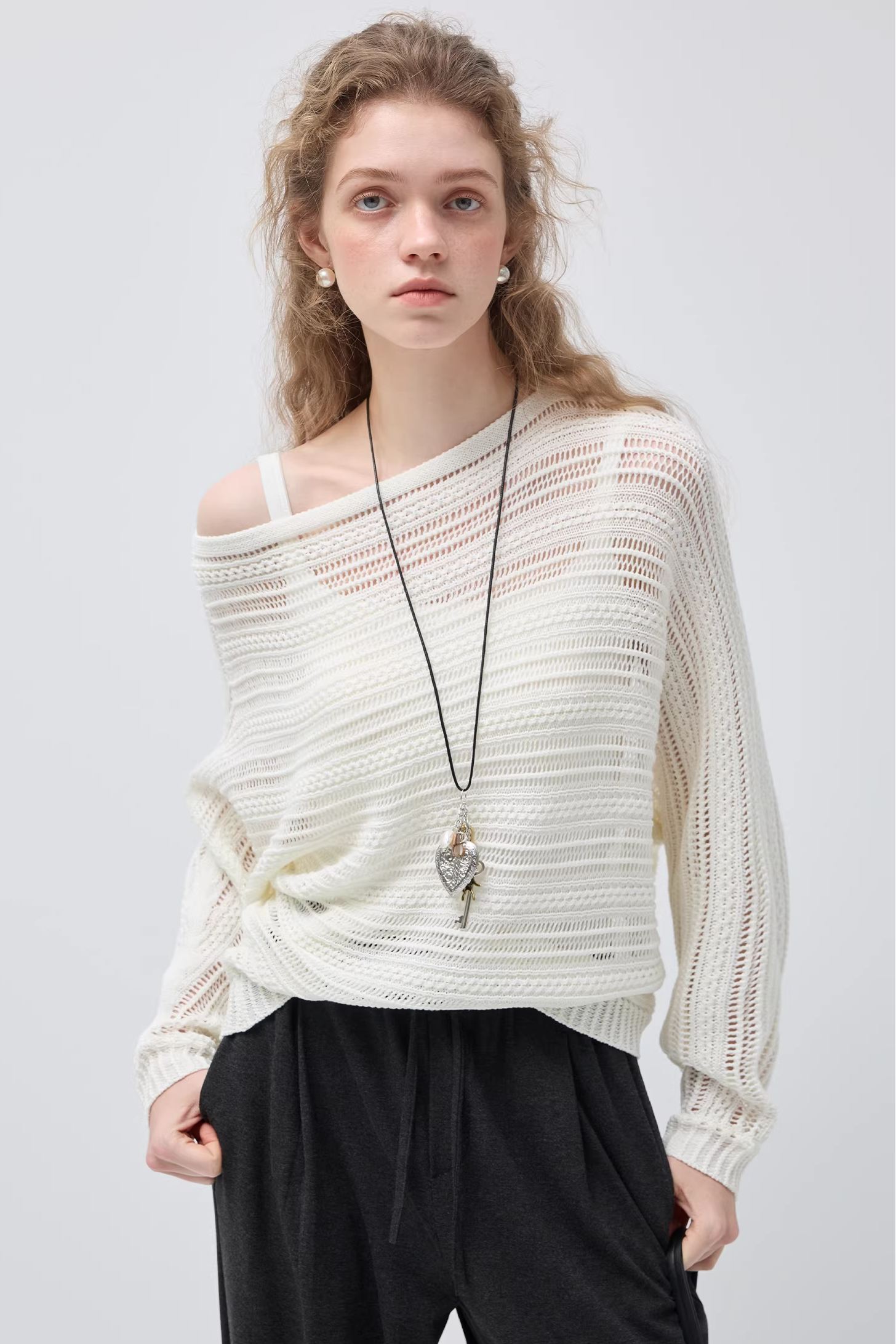 リヨセルワックスニットC3568