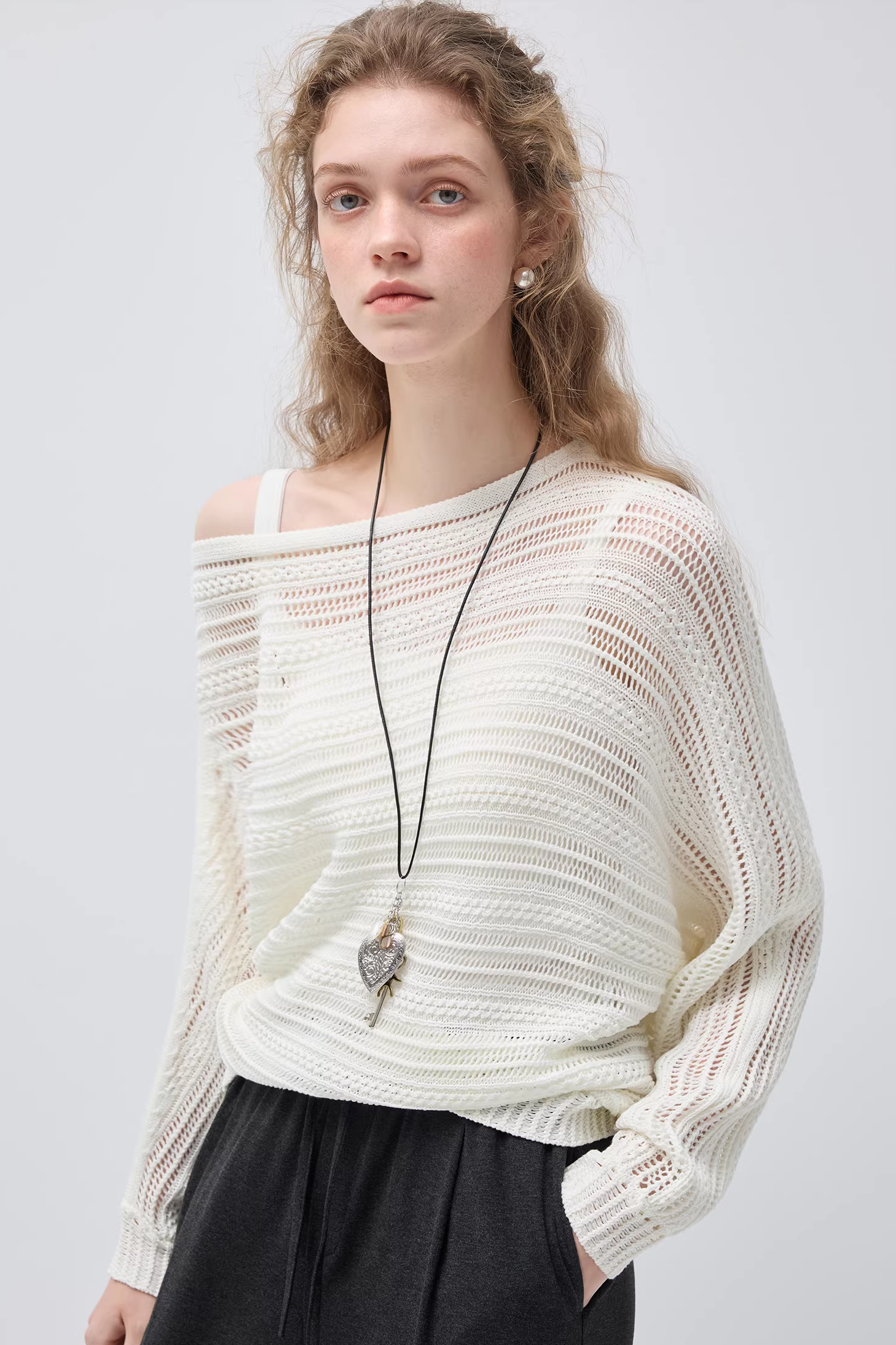 リヨセルワックスニットC3568