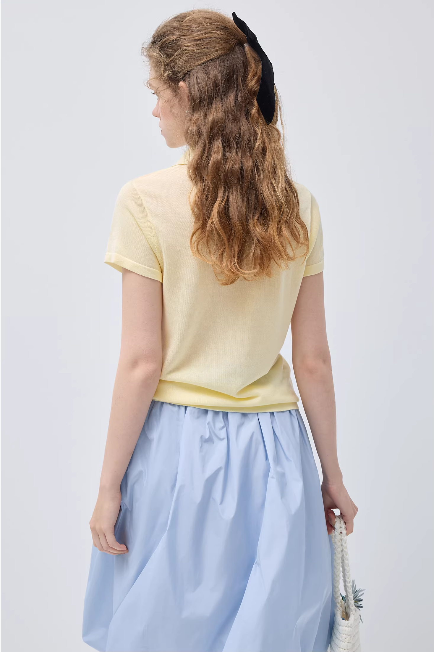 リヨセルニットポロTシャツC3569