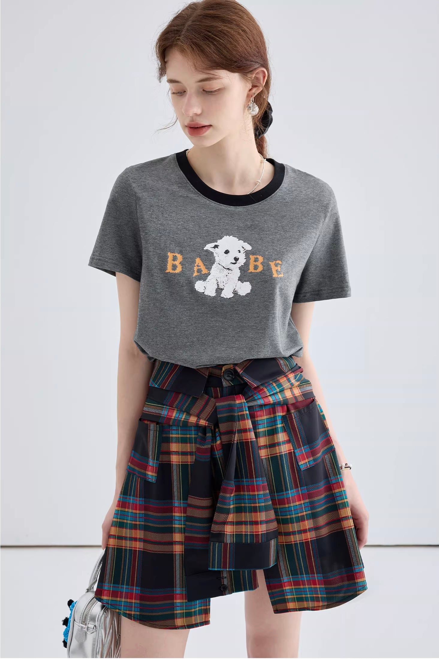 シャツスリーブアレンジキュロットC3586