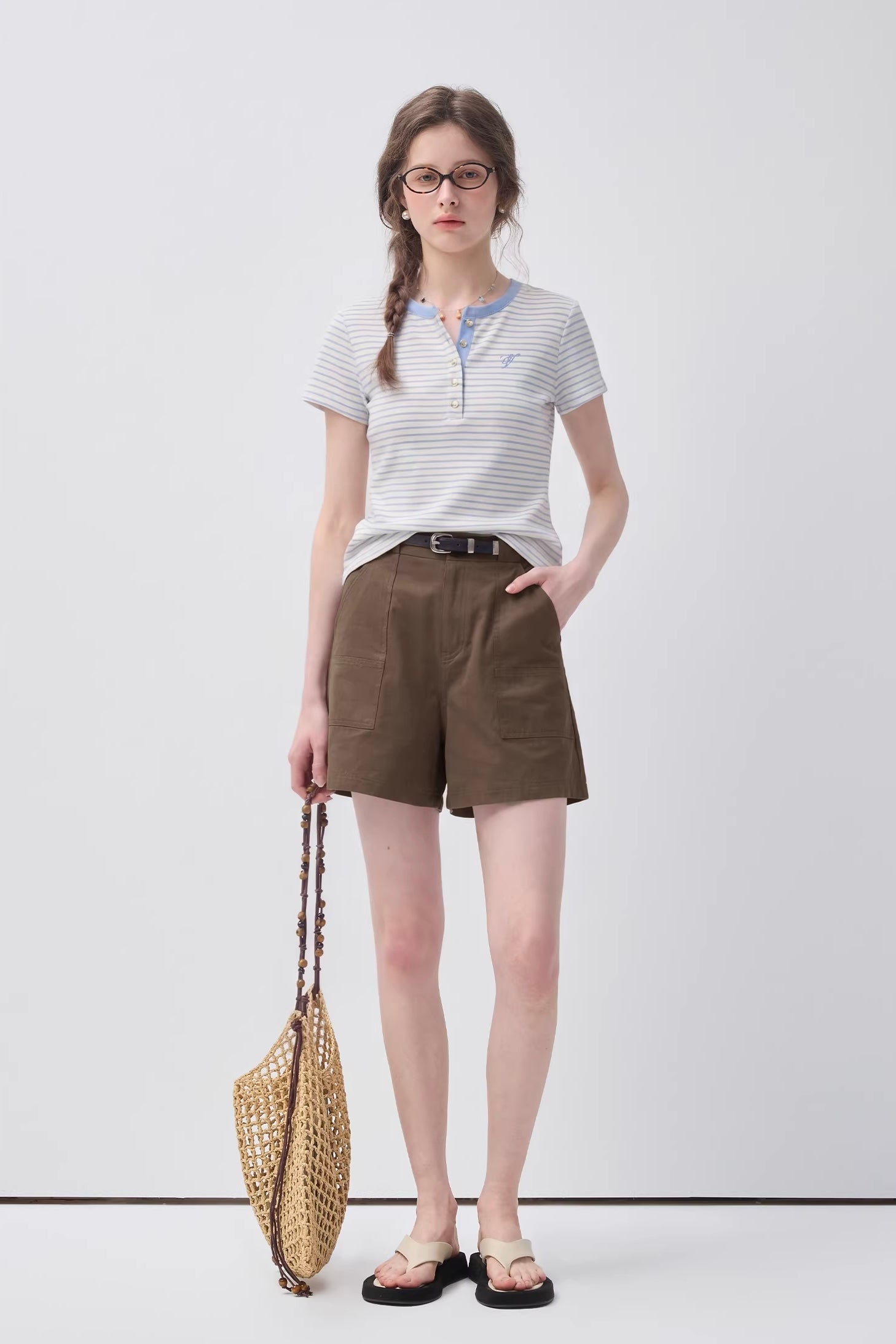 ヴィンテージライクユーティリティショートパンツC3634